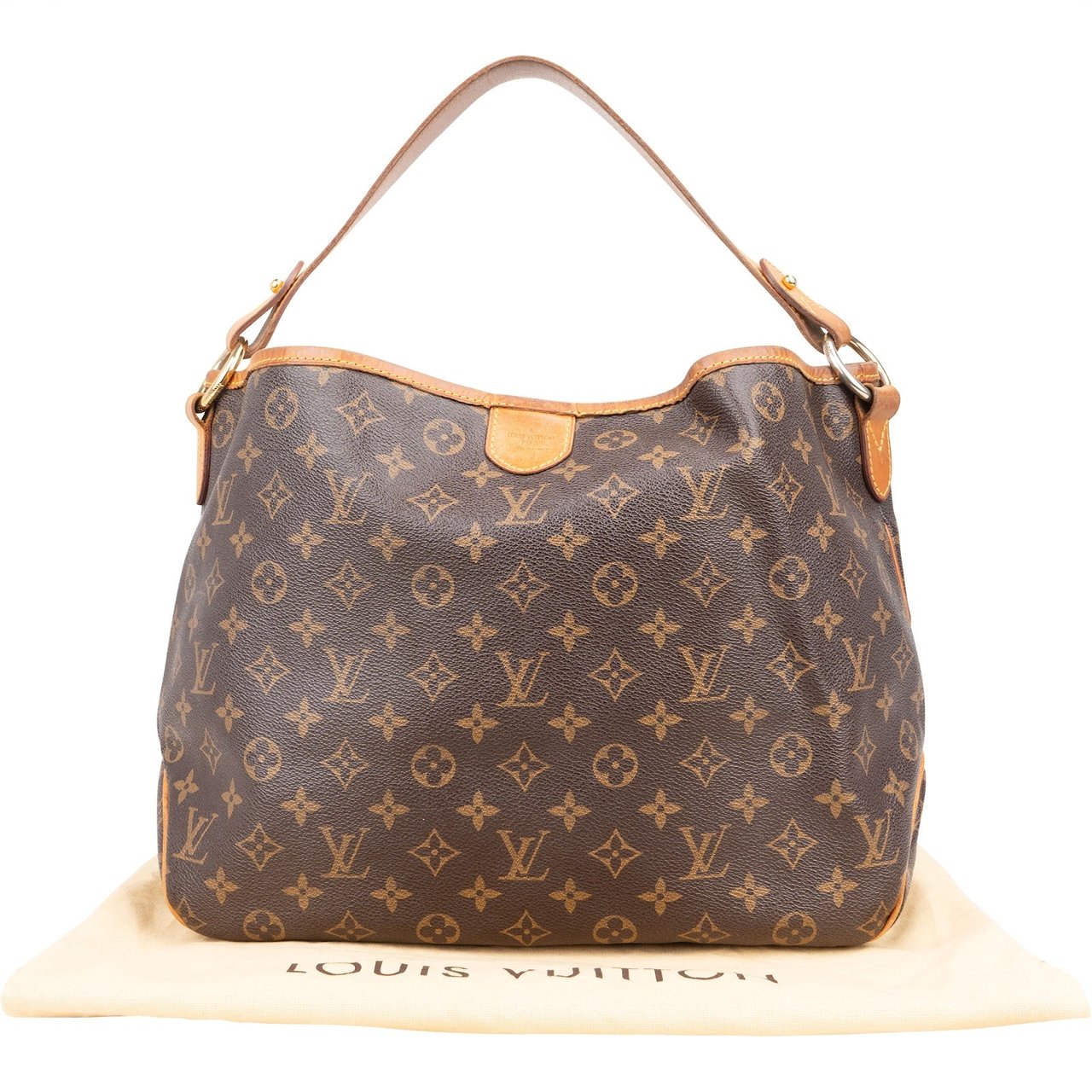 Louis Vuitton Louis Vuitton Monogram Canvas Delightful PM Handbag Bruin