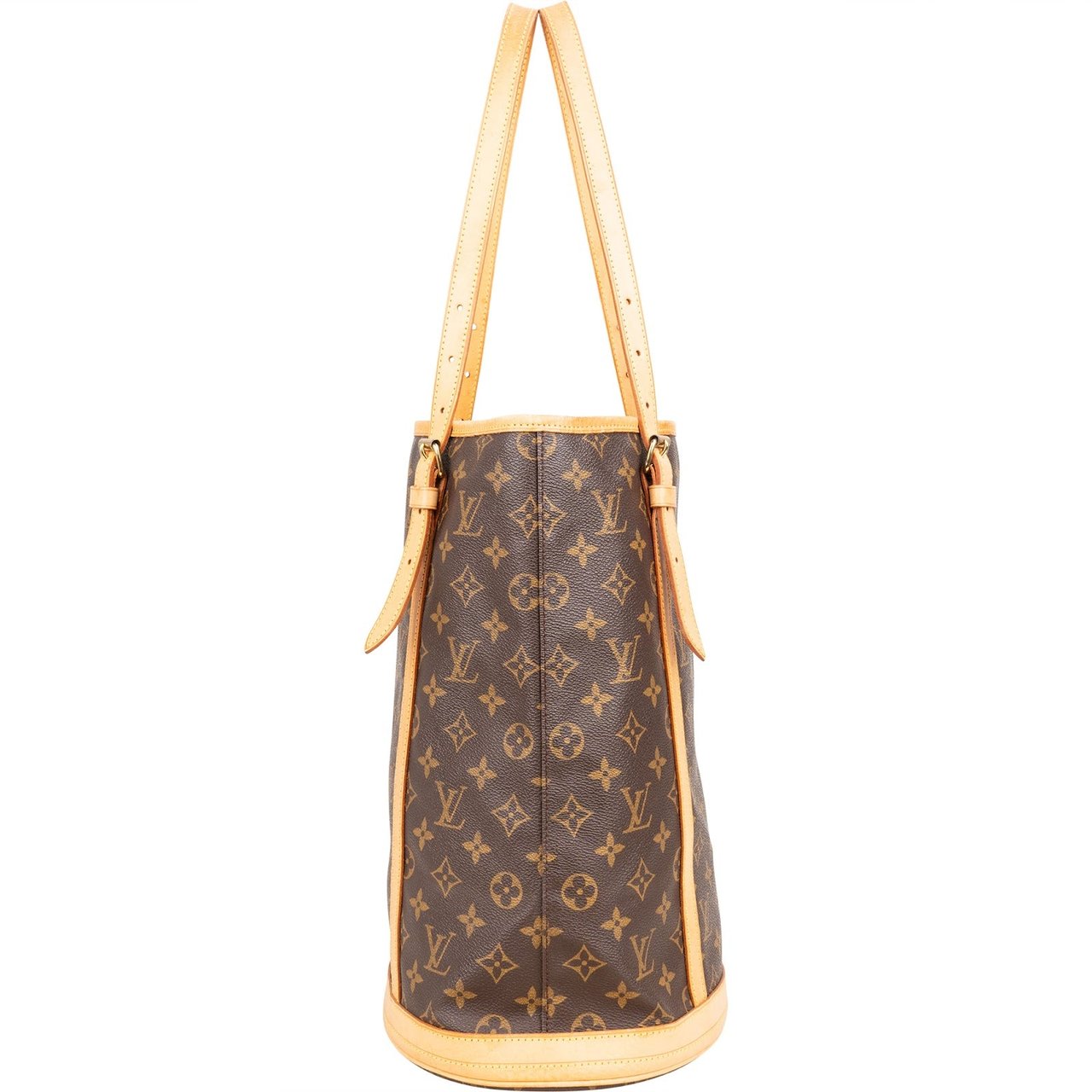 Louis Vuitton Louis Vuitton Monogram Canvas Bucket GM Shoulder Bag Bruin