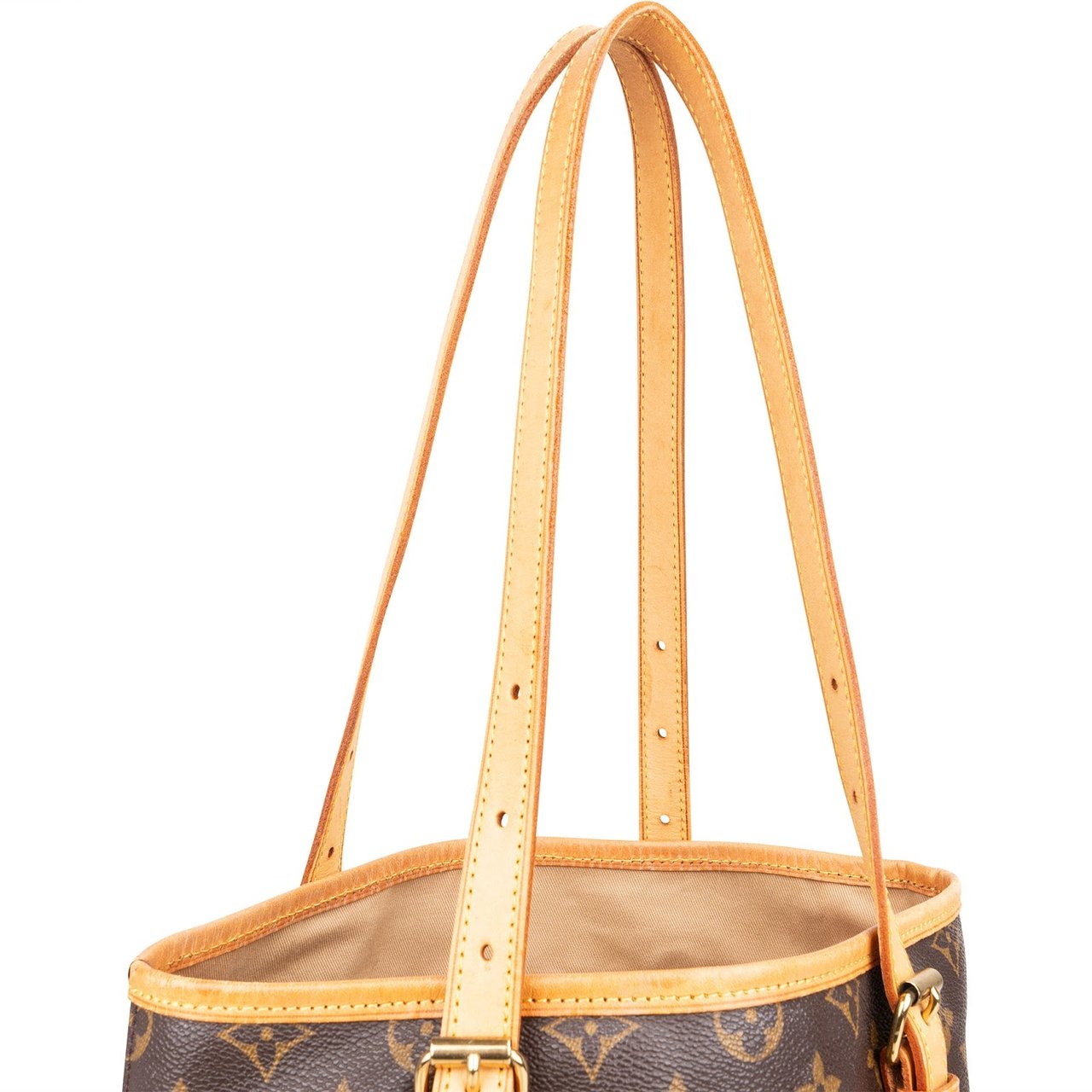 Louis Vuitton Louis Vuitton Monogram Canvas Bucket GM Shoulder Bag Bruin