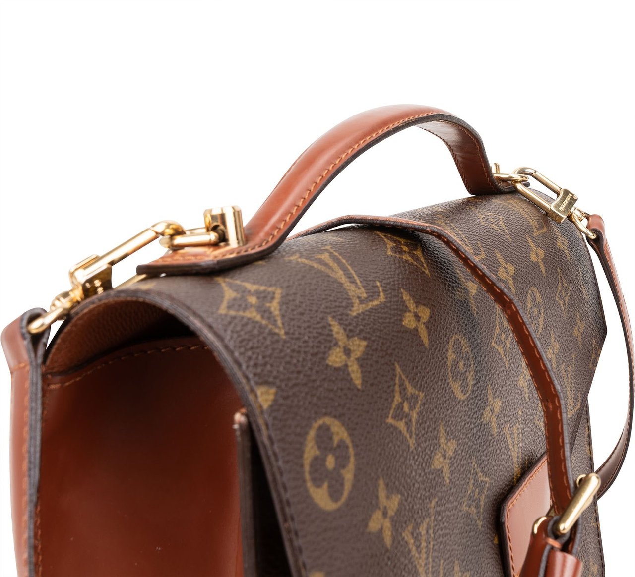 Louis Vuitton Louis Vuitton Monogram Canvas Monceau Handbag Bruin
