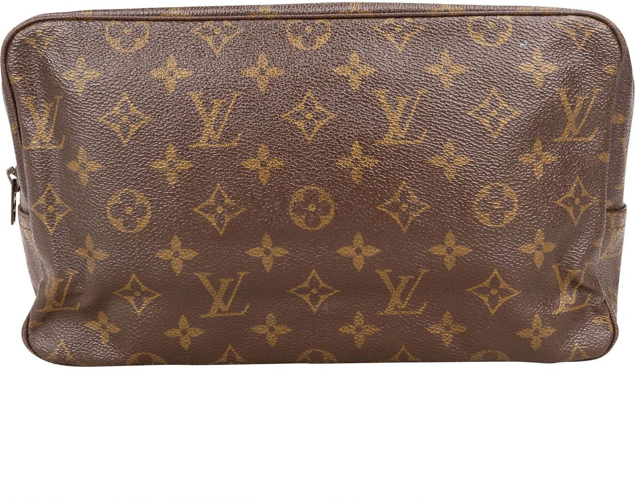 Louis Vuitton Louis Vuitton Monogram Canvas Trousse Toilette 28 Clutch Bruin