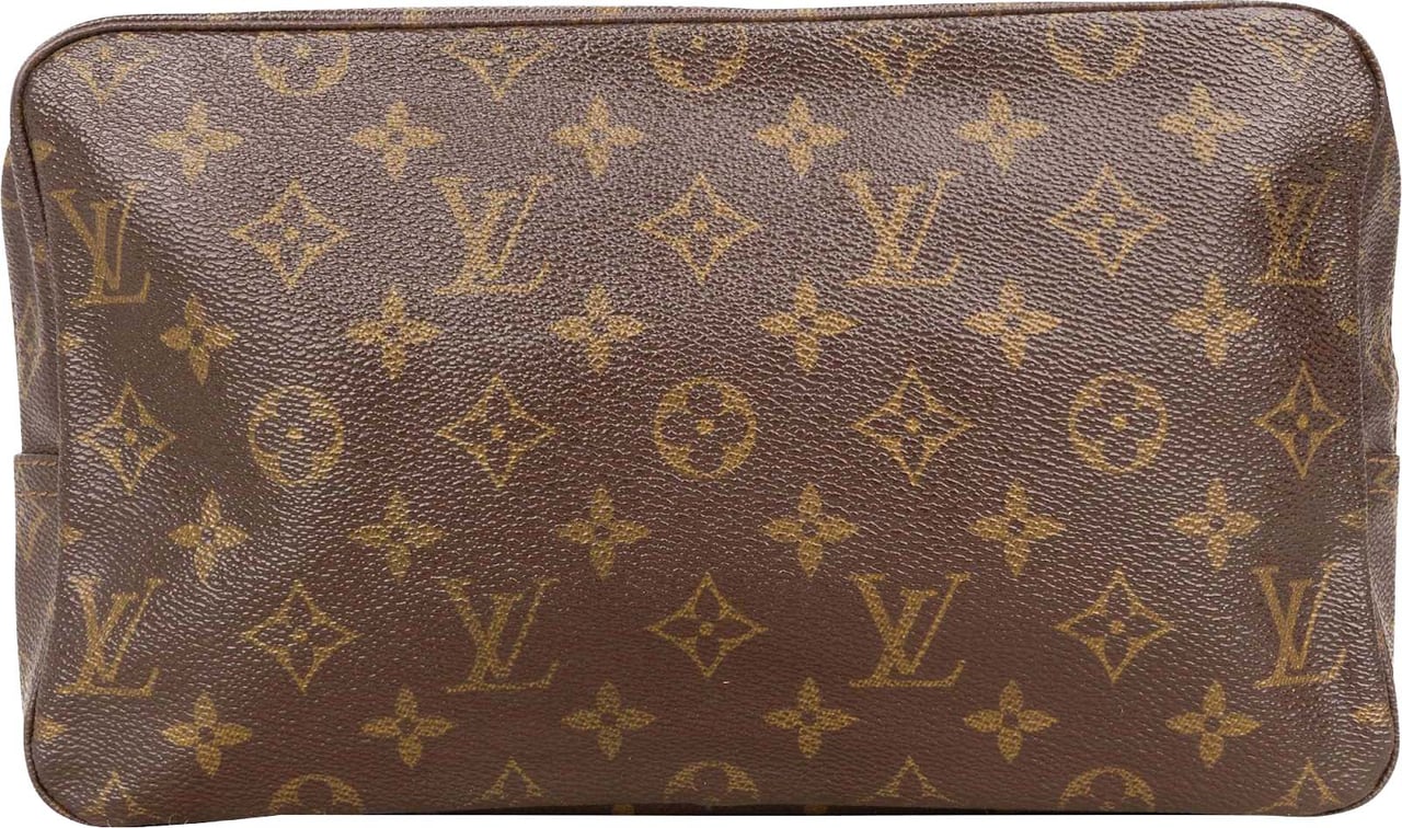 Louis Vuitton Louis Vuitton Monogram Canvas Trousse Toilette 28 Clutch Bruin