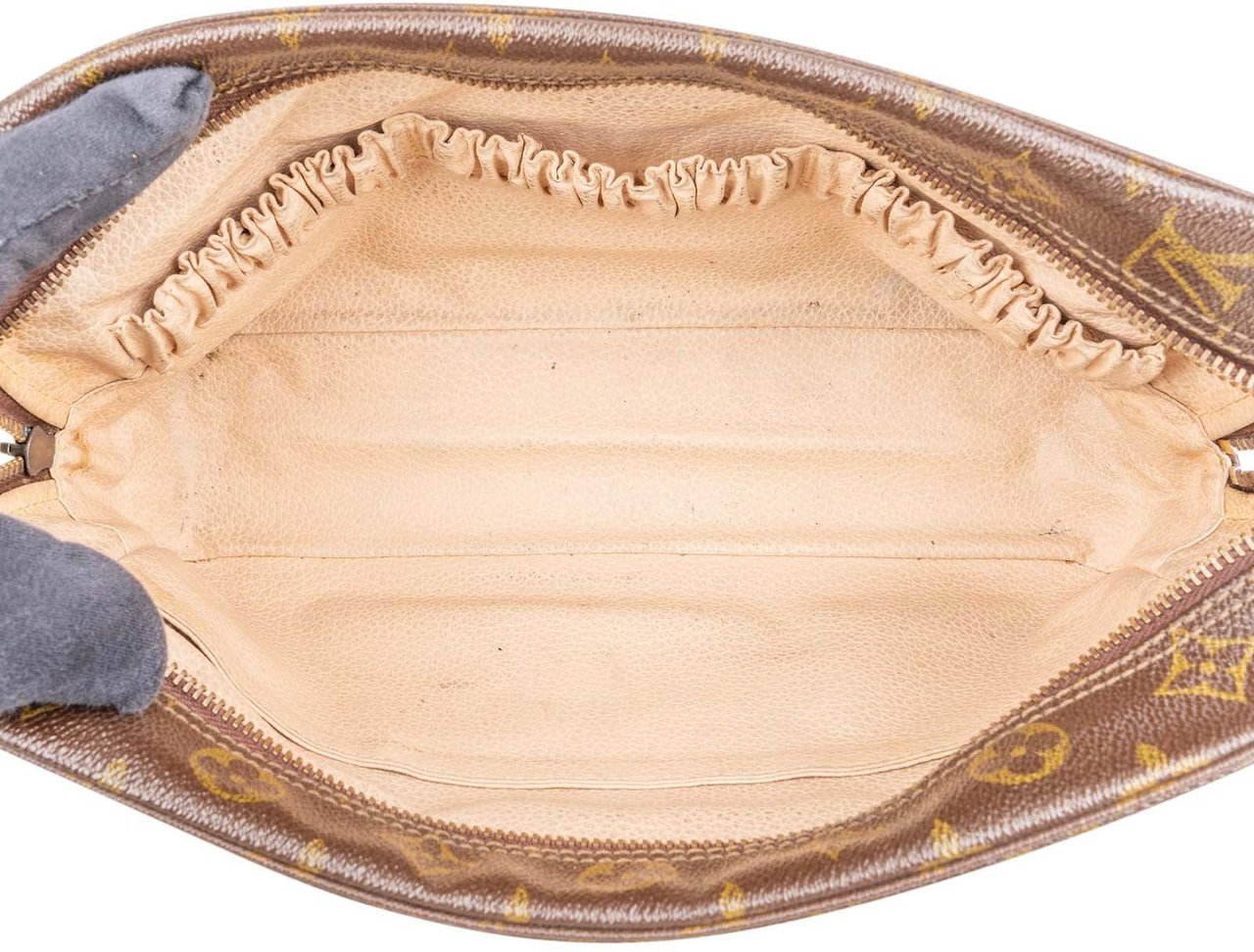 Louis Vuitton Louis Vuitton Monogram Canvas Trousse Toilette 28 Clutch Bruin