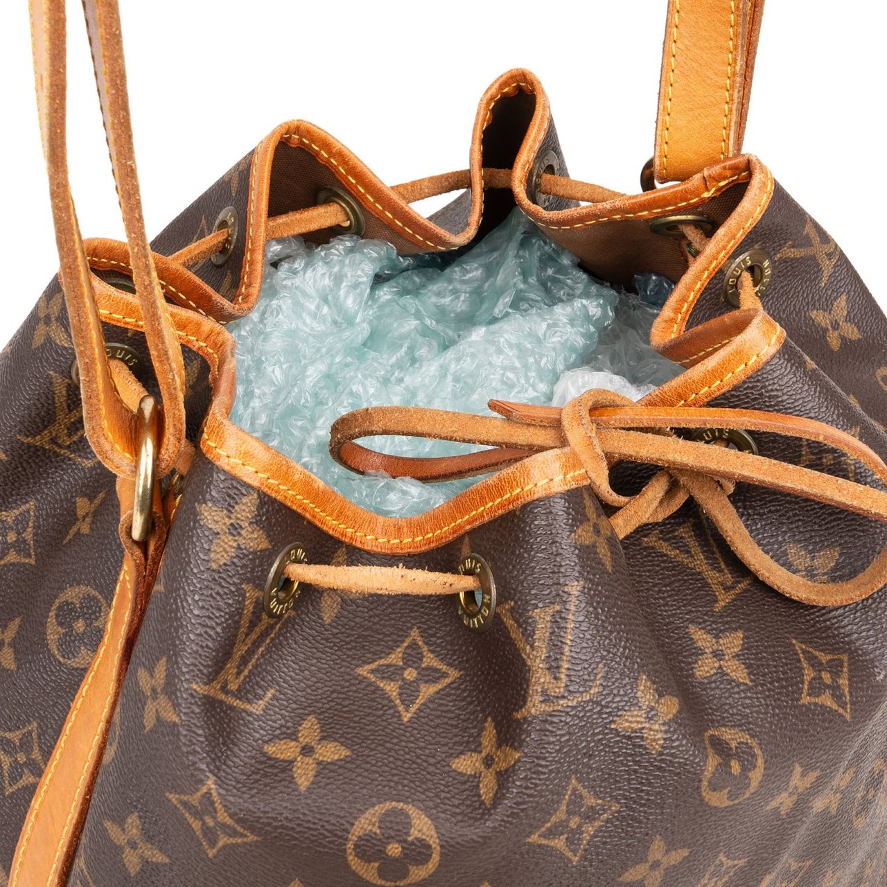 Louis Vuitton Louis Vuitton Monogram Canvas Sac Noé Petit Shoulder Bag Bruin