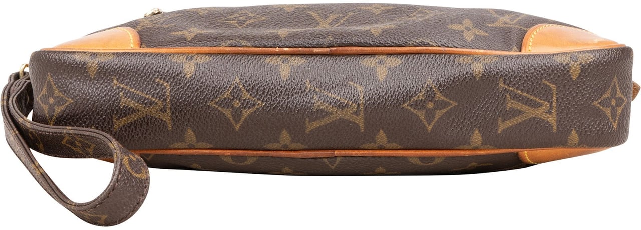 Louis Vuitton Louis Vuitton Canvas Monogram Marly Dragonne Clutch Bruin