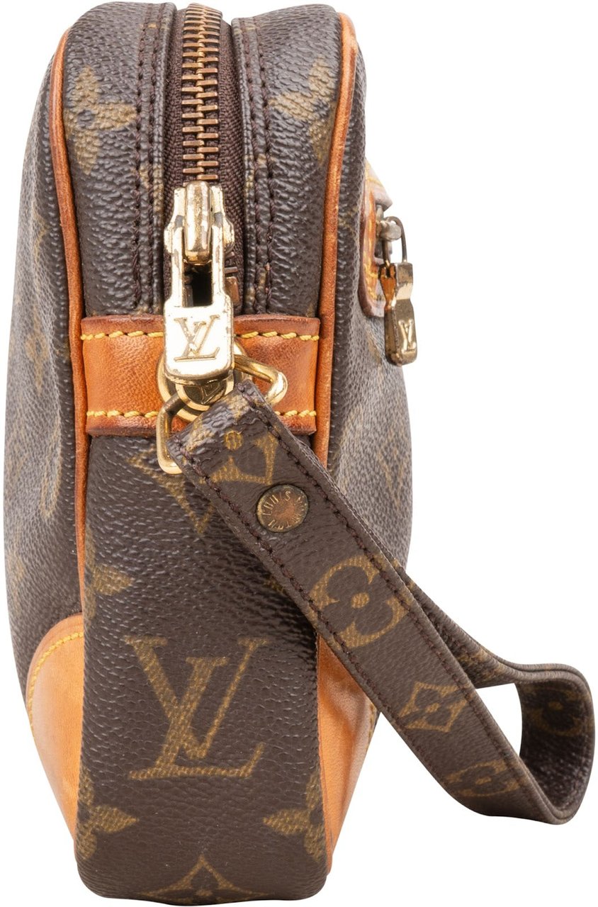 Louis Vuitton Louis Vuitton Canvas Monogram Marly Dragonne Clutch Bruin