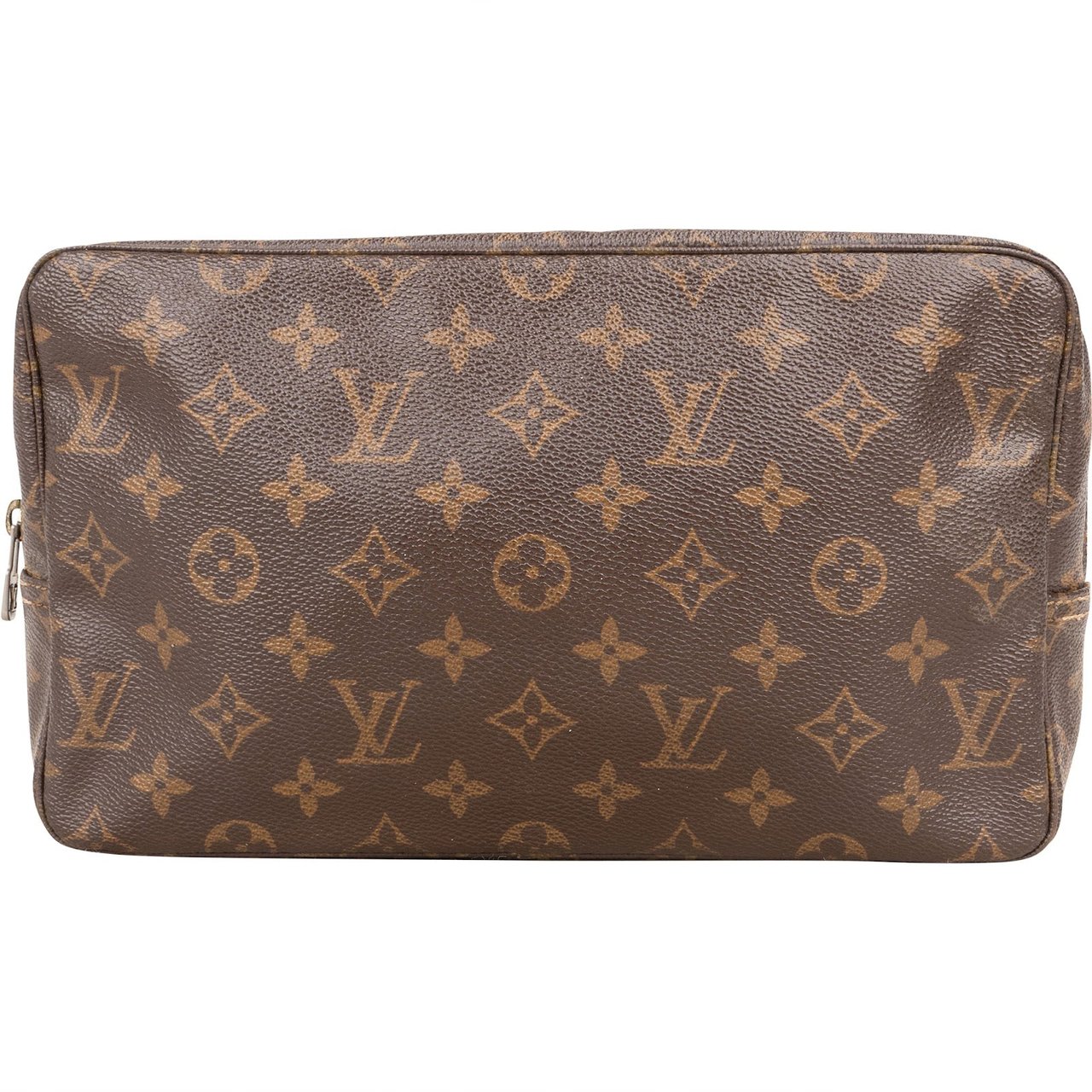Louis Vuitton Louis Vuitton Monogram Canvas Trousse Toilette 28 Clutch Bruin