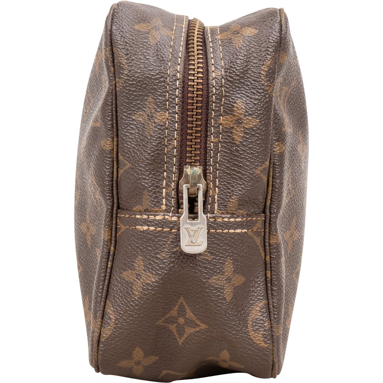 Louis Vuitton Louis Vuitton Monogram Canvas Trousse Toilette 28 Clutch Bruin