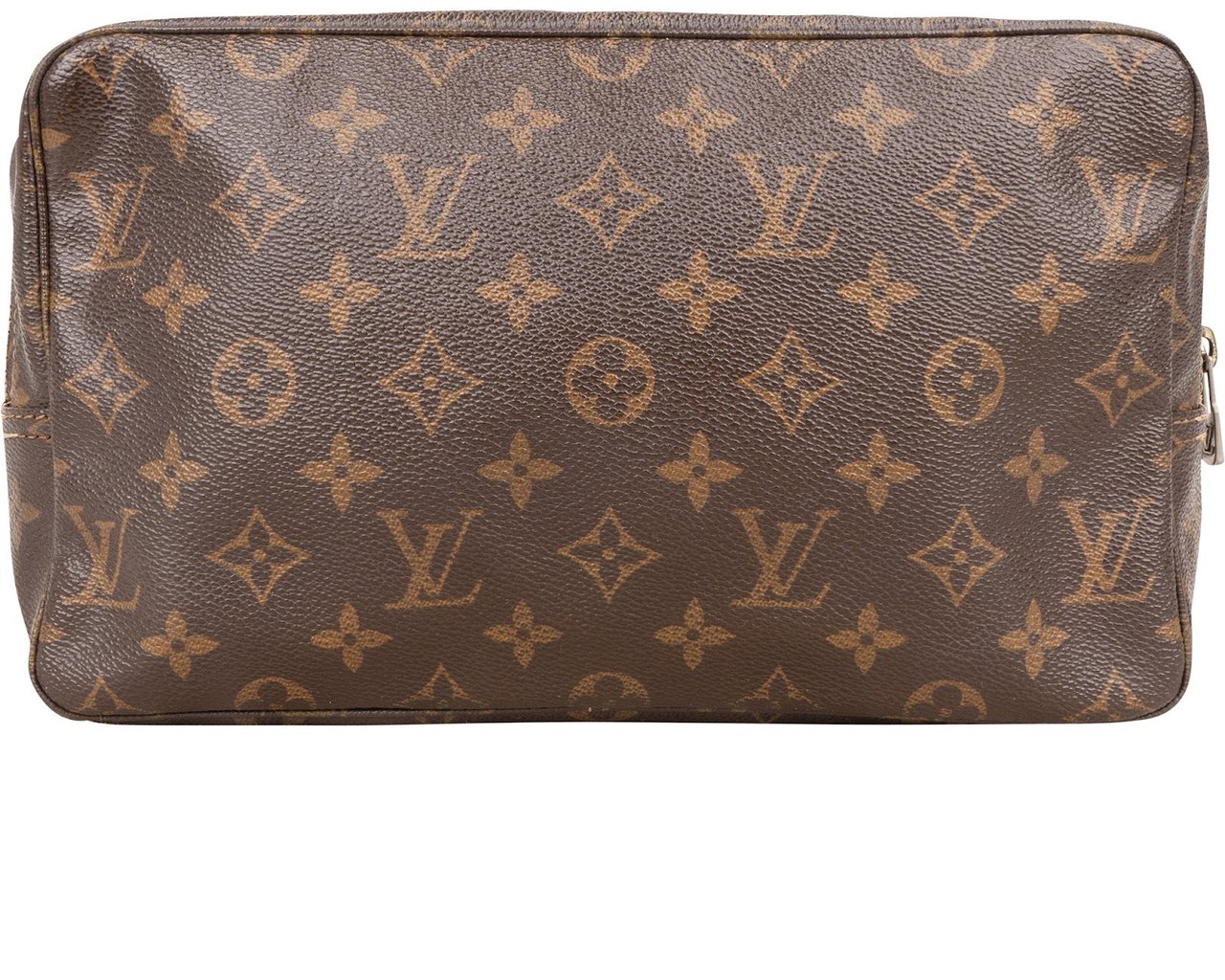 Louis Vuitton Louis Vuitton Monogram Canvas Trousse Toilette 28 Clutch Bruin