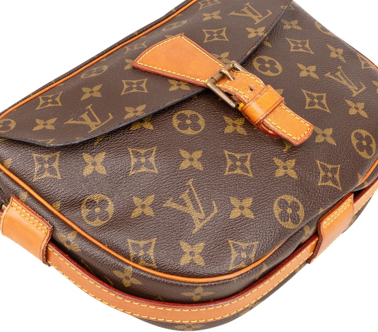 Louis Vuitton Louis Vuitton Monogram Canvas Jeune Fille GM Crossbody Bag Bruin