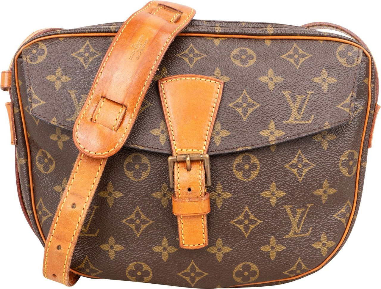Louis Vuitton Louis Vuitton Monogram Canvas Jeune Fille GM Crossbody Bag Bruin