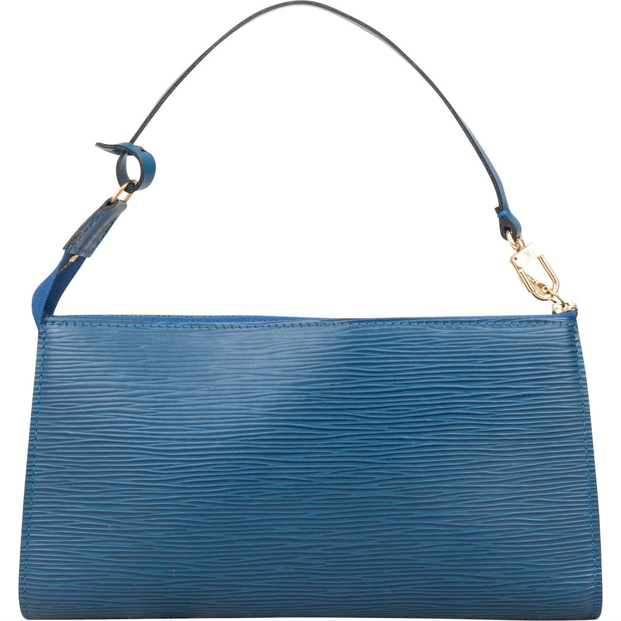 Louis Vuitton Louis Vuitton Blue Epi Leather Pochette Accessoires Handbag Blauw