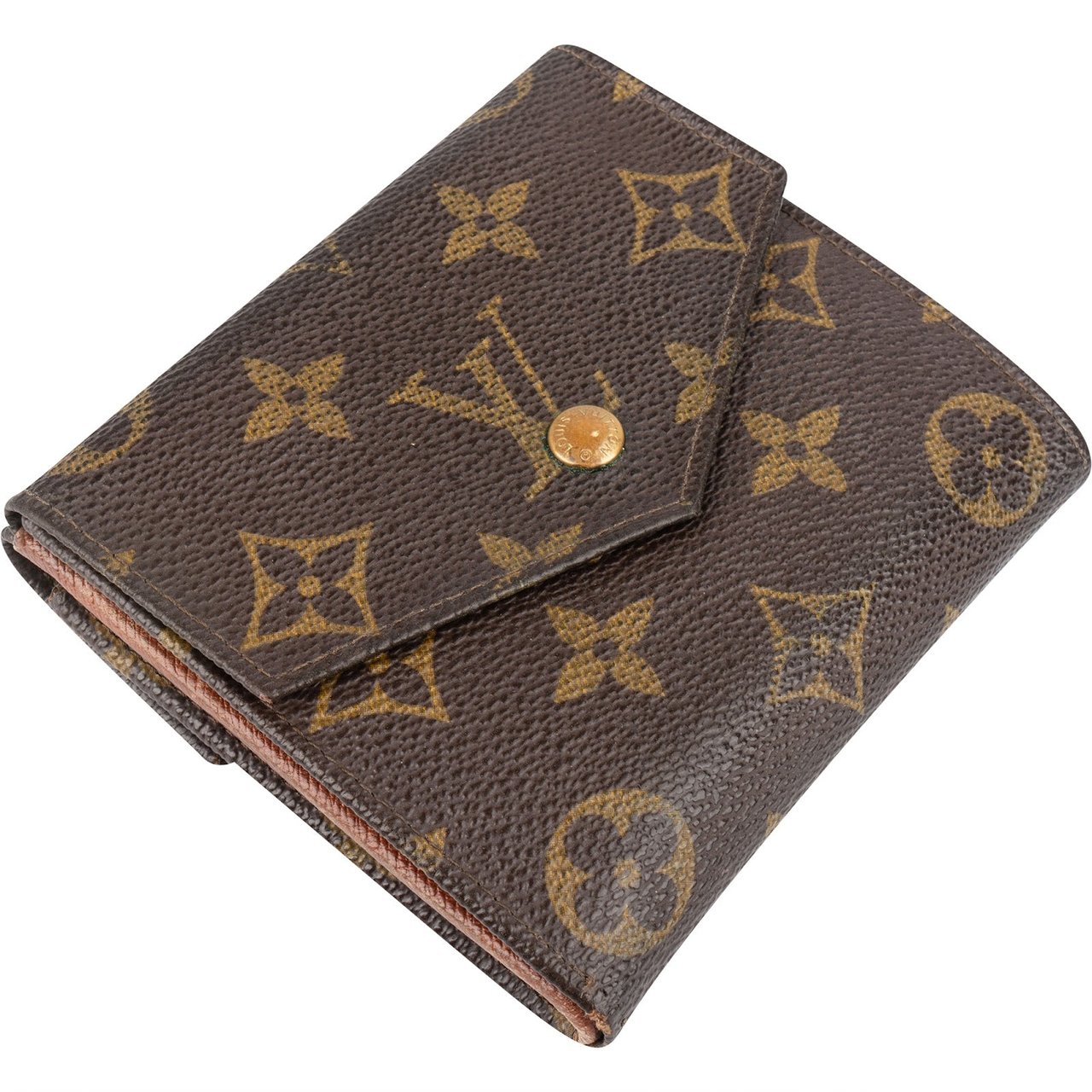 Louis Vuitton Louis Vuitton Monogram Canvas Elise Wallet Bruin