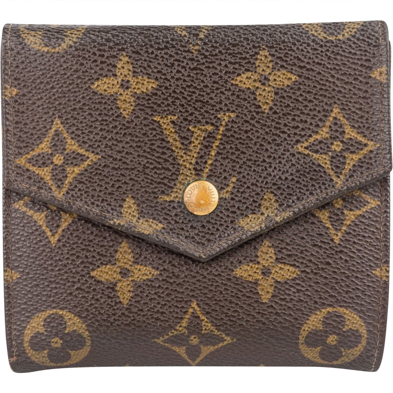 Louis Vuitton Louis Vuitton Monogram Canvas Elise Wallet Bruin