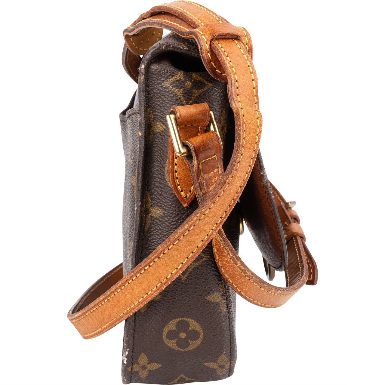 Louis Vuitton Louis Vuitton Monogram Canvas Saint Cloud MM Crossbody Bag Bruin