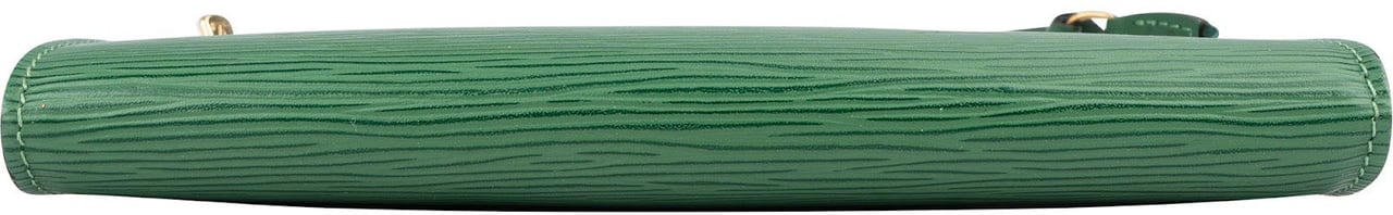 Louis Vuitton Louis Vuitton Green Epi Leather Pochette Accessoires Handbag Groen