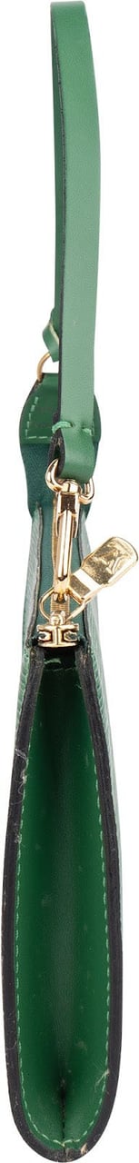 Louis Vuitton Louis Vuitton Green Epi Leather Pochette Accessoires Handbag Groen