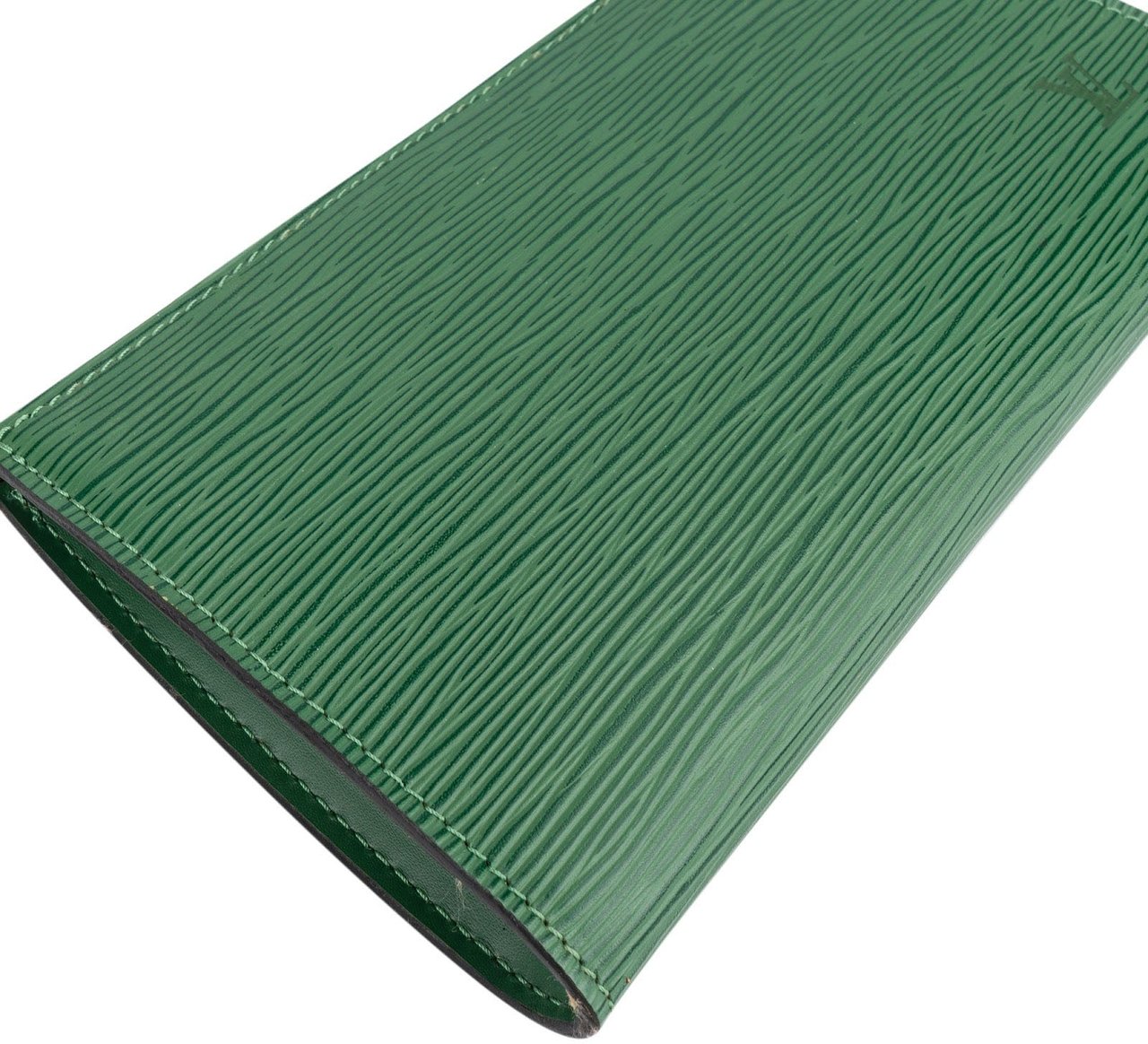 Louis Vuitton Louis Vuitton Green Epi Leather Pochette Accessoires Handbag Groen