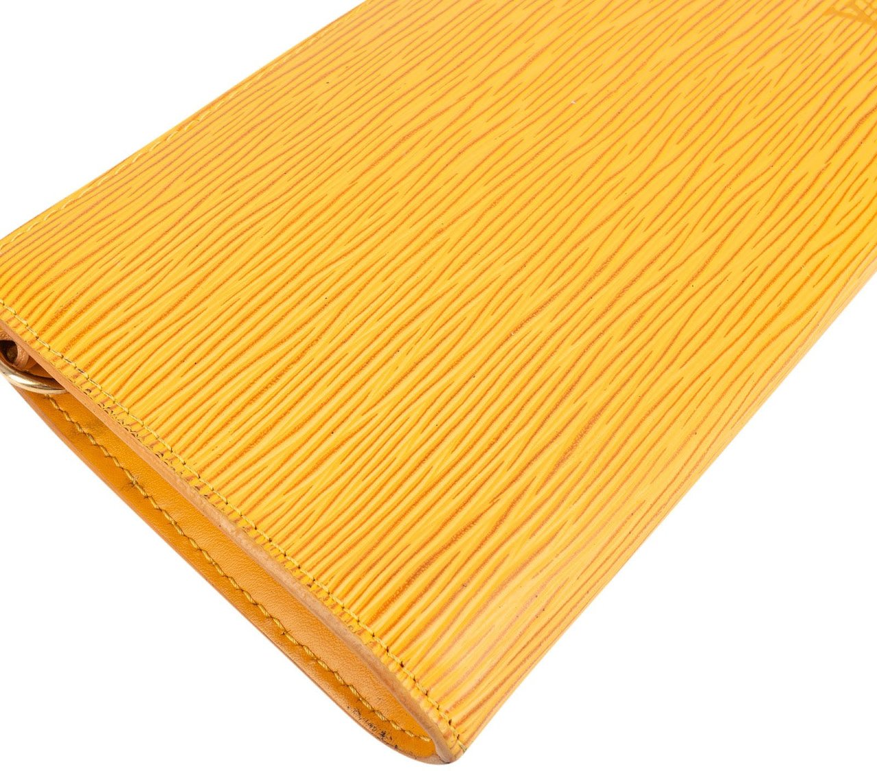 Louis Vuitton Louis Vuitton Yellow Epi Leather Pochette Accessoires Handbag Geel