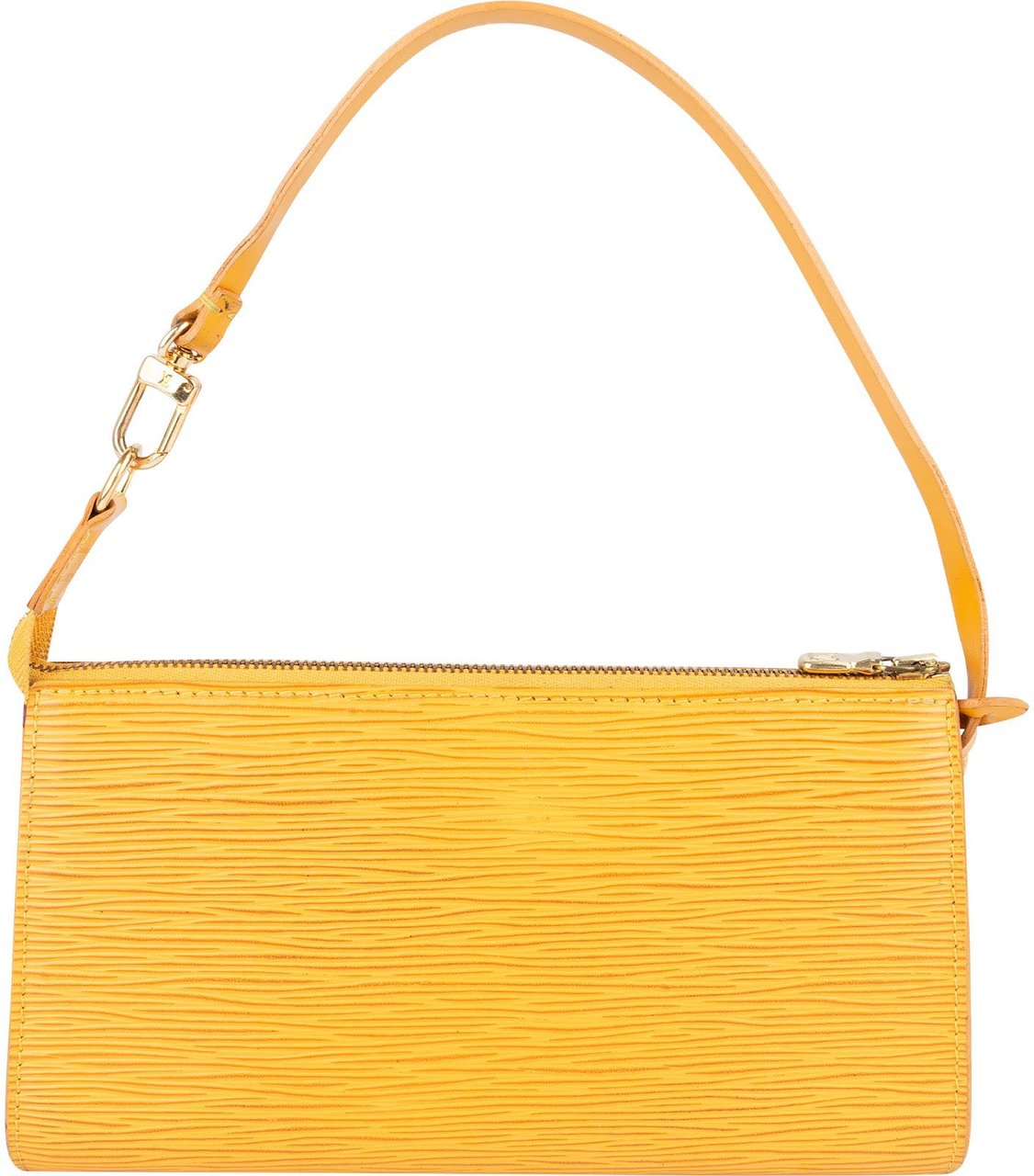 Louis Vuitton Louis Vuitton Yellow Epi Leather Pochette Accessoires Handbag Geel