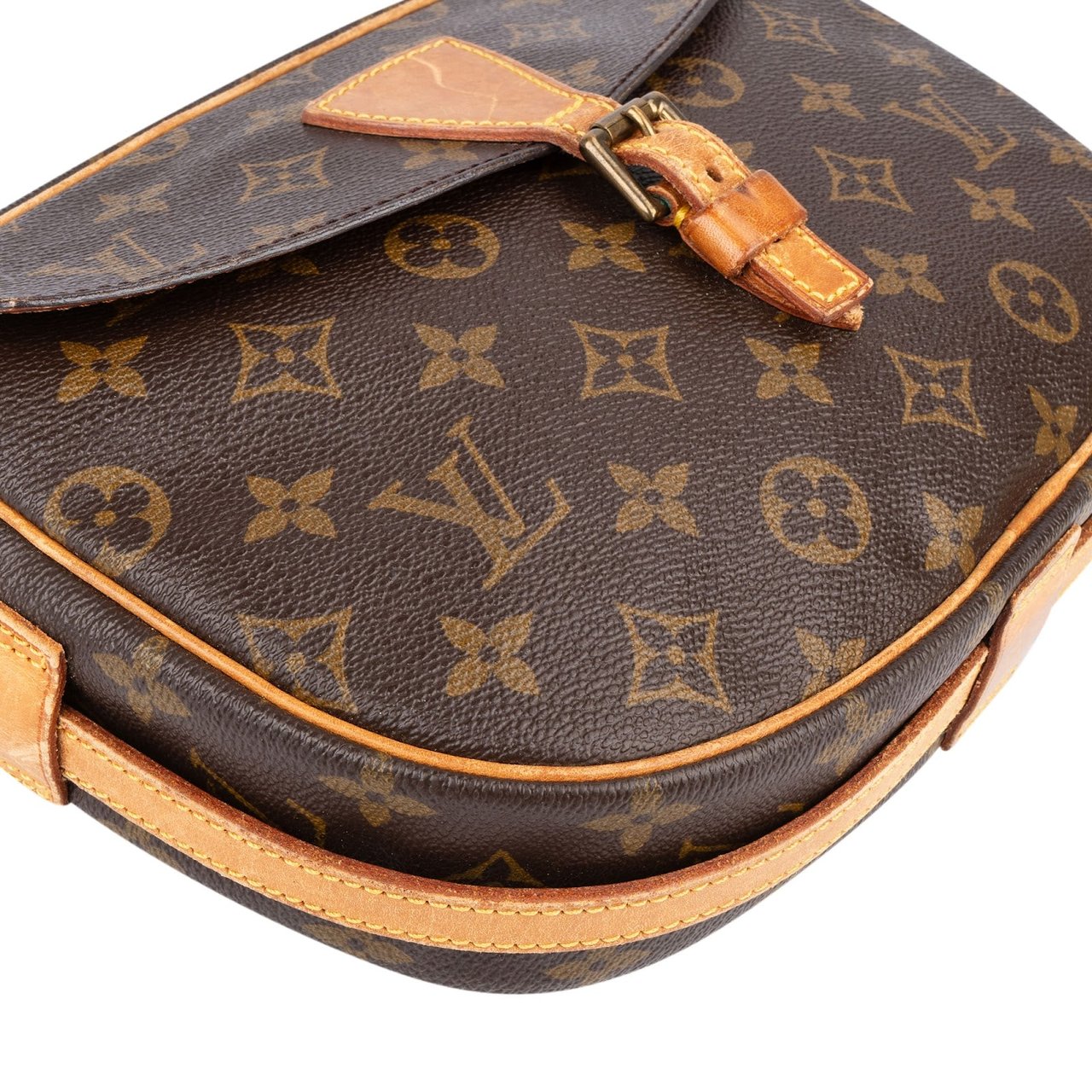 Louis Vuitton Louis Vuitton Monogram Canvas Jeune Fille GM Crossbody Bag Bruin