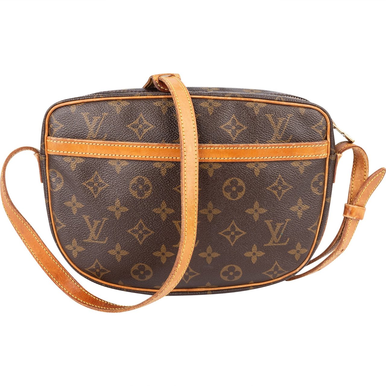 Louis Vuitton Louis Vuitton Monogram Canvas Jeune Fille GM Crossbody Bag Bruin