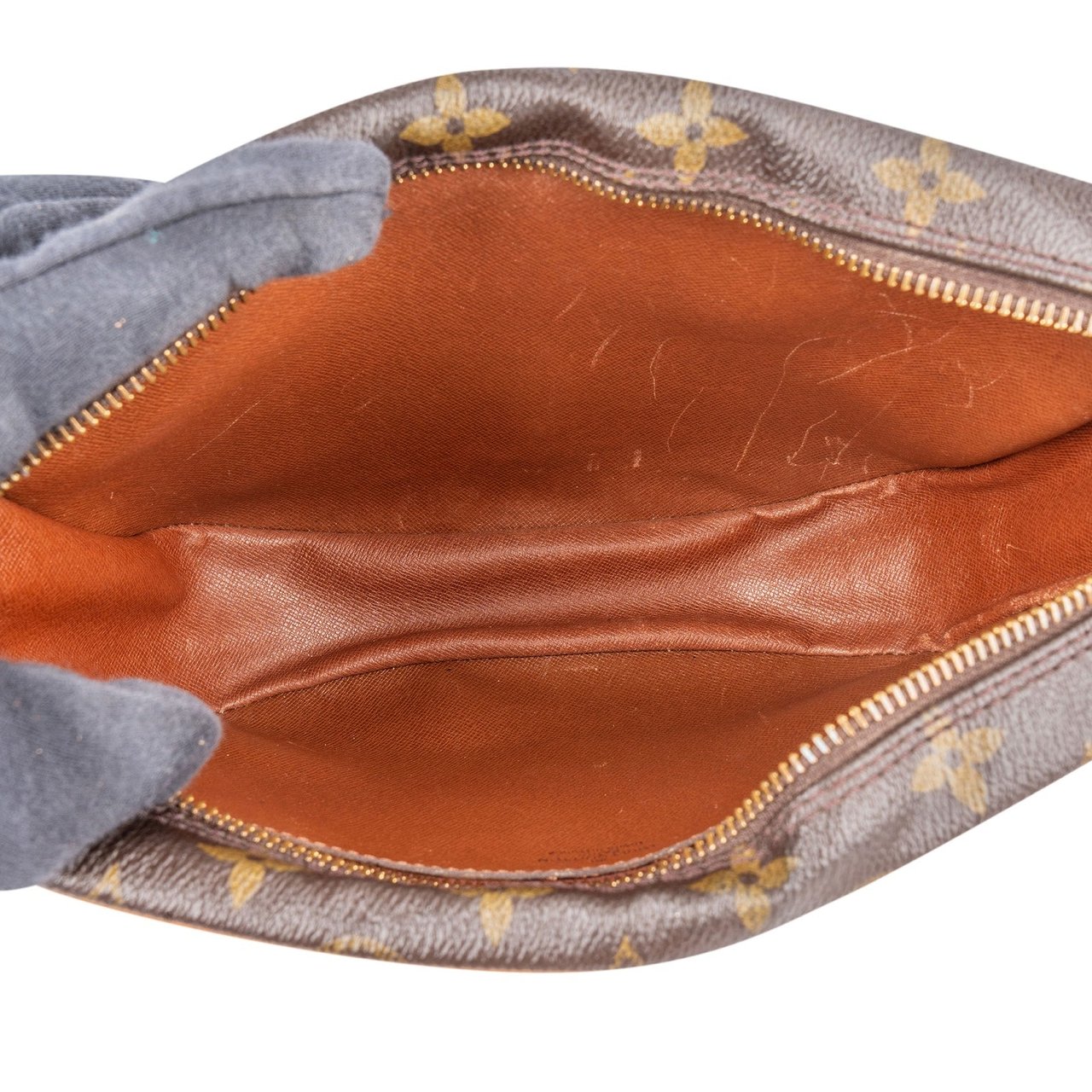 Louis Vuitton Louis Vuitton Monogram Canvas Jeune Fille GM Crossbody Bag Bruin