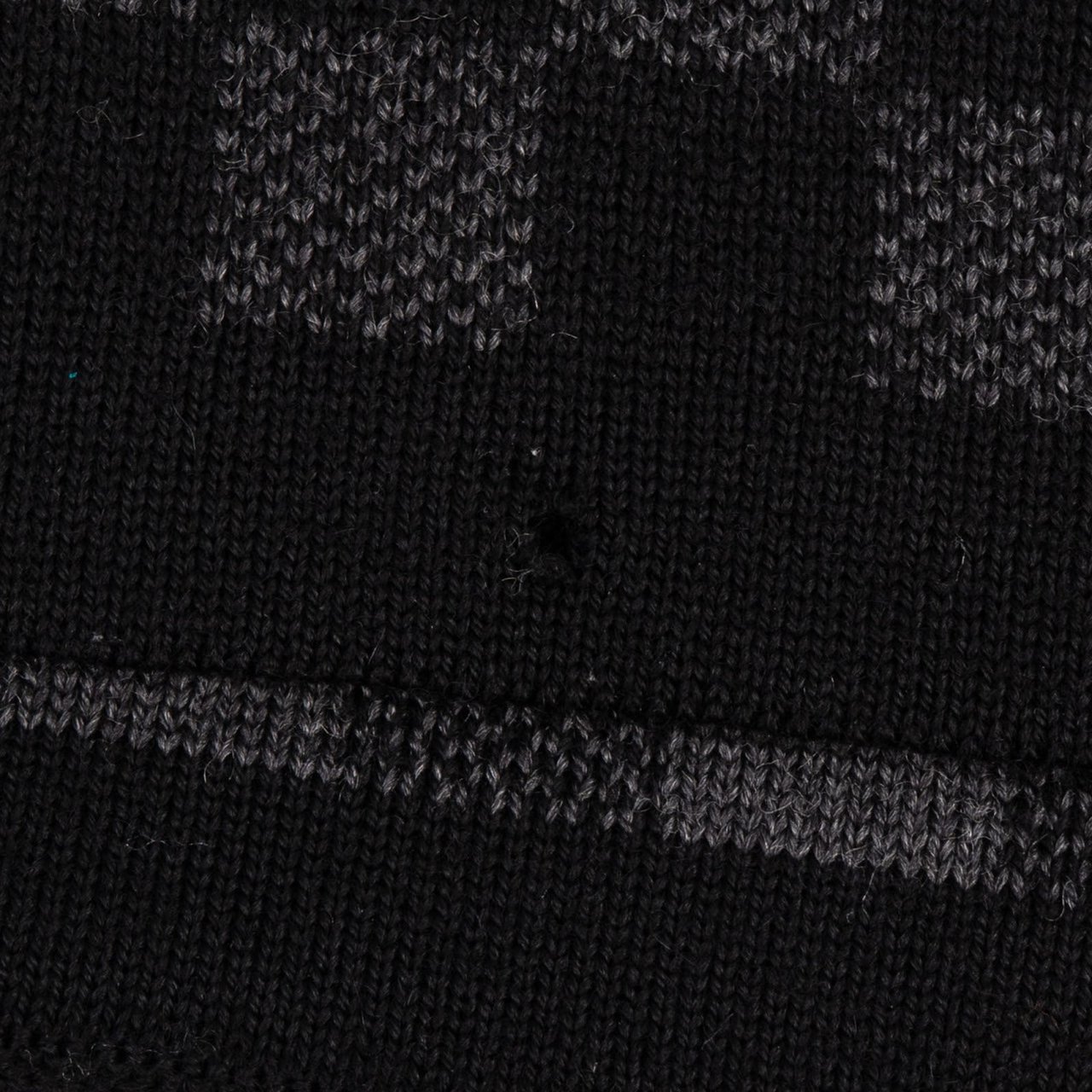 Louis Vuitton Louis Vuitton Wool Monogram Petit Damier Schal Scarf Zwart