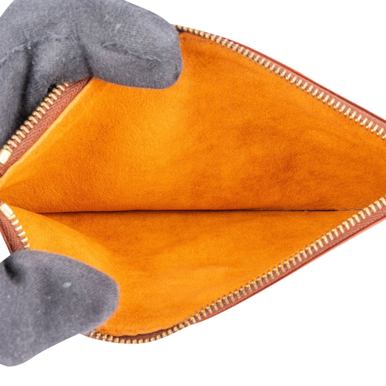 Louis Vuitton Louis Vuitton Cognac Epi Leather Sac De Paule Pochette Accessoire Clutch Bruin