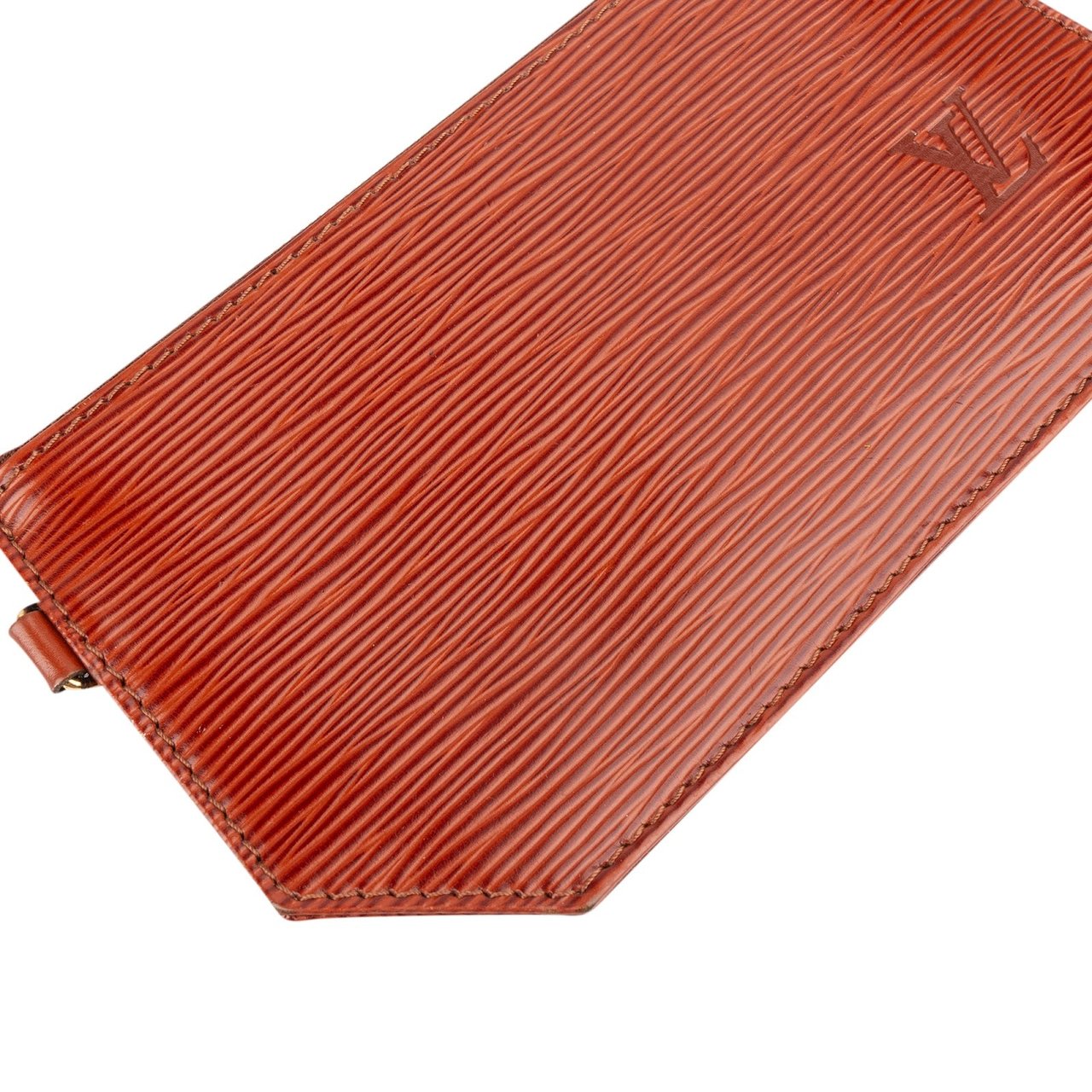 Louis Vuitton Louis Vuitton Cognac Epi Leather Sac De Paule Pochette Accessoire Clutch Bruin