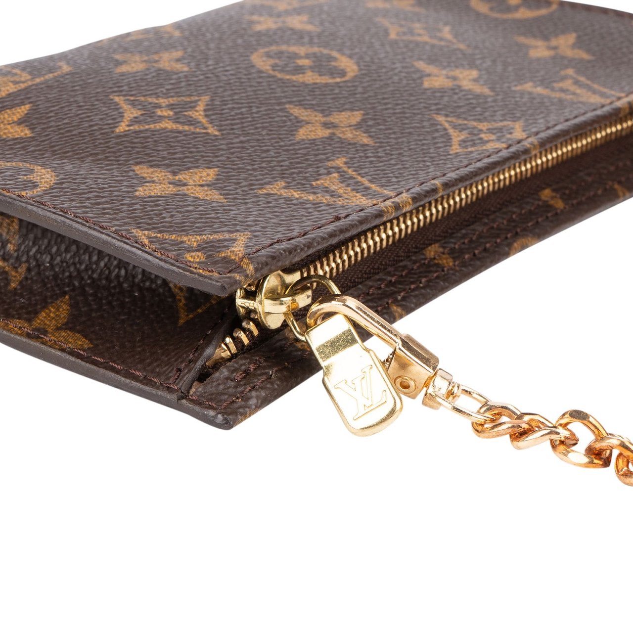 Louis Vuitton Louis Vuitton Monogram Canvas Bucket Pochette Accessoire Shoulder Bag Bruin