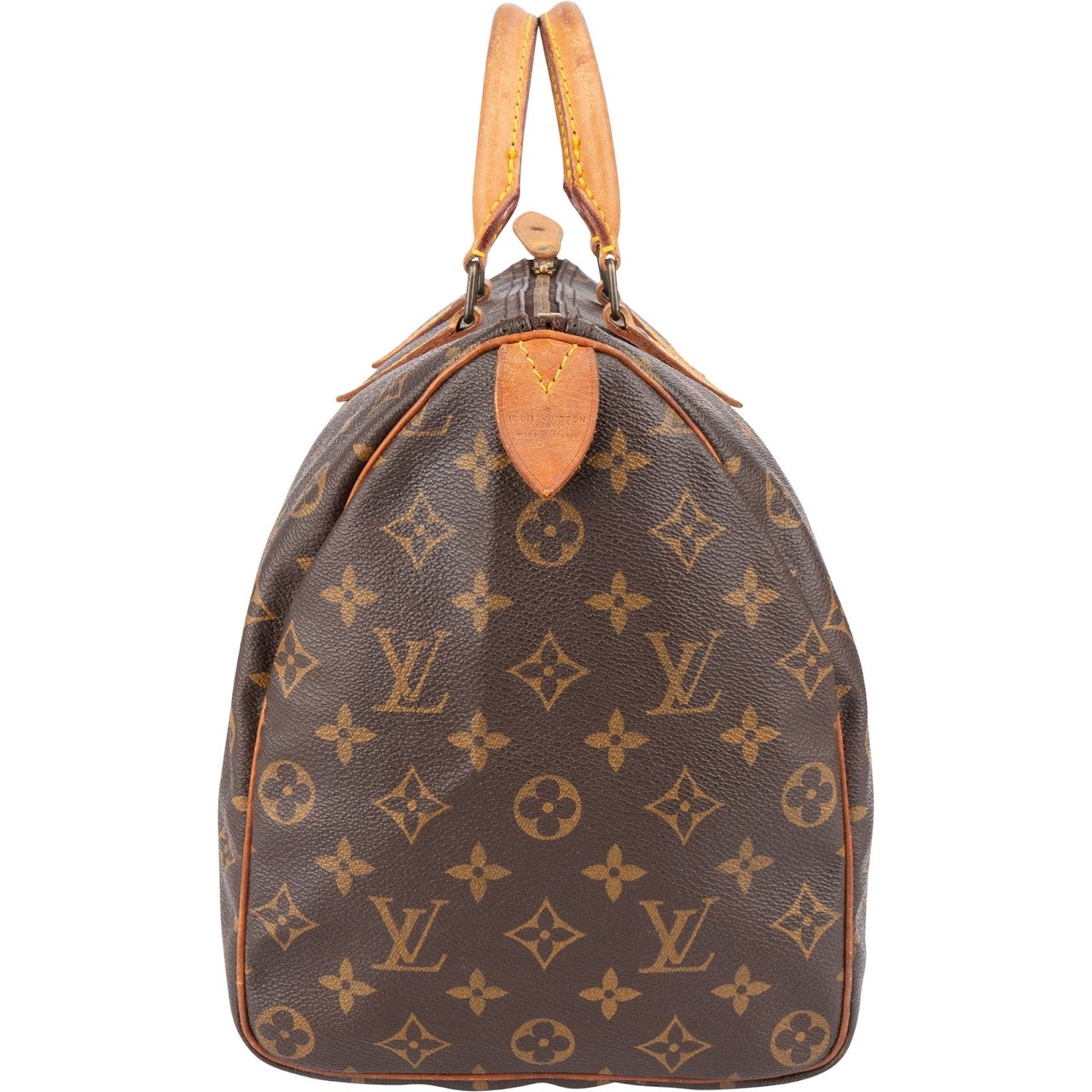 Louis Vuitton Louis Vuitton Monogram Canvas Speedy 35 Handbag Bruin