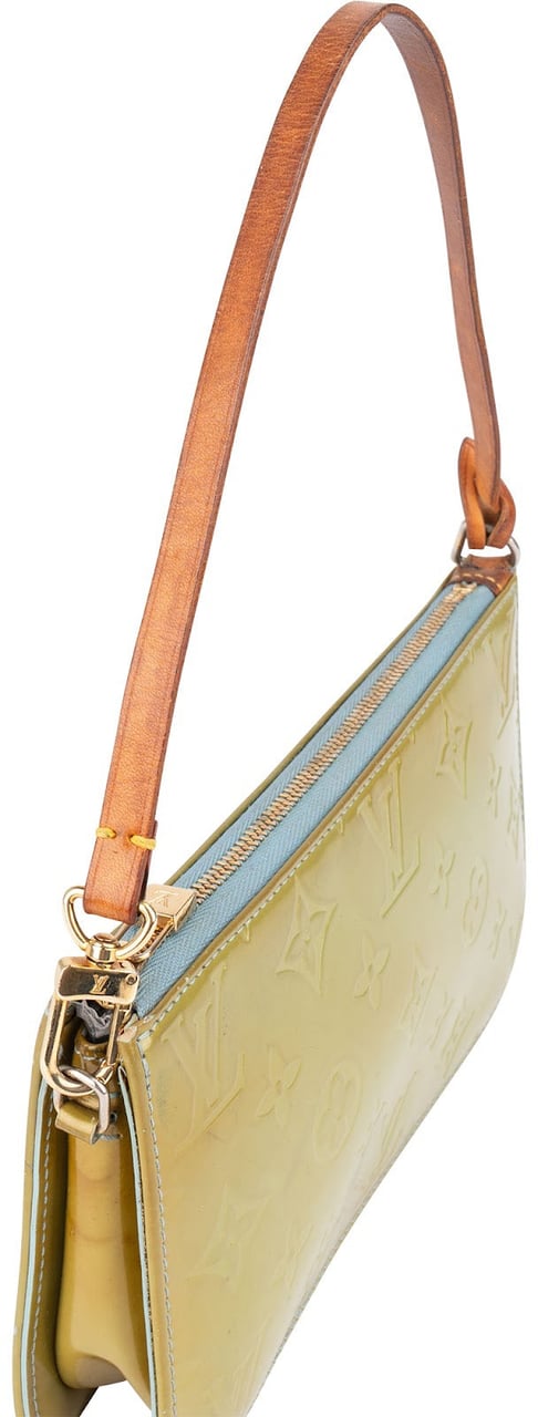 Louis Vuitton Louis Vuitton Monogram Vernis Lexington Pochette Handbag Geel