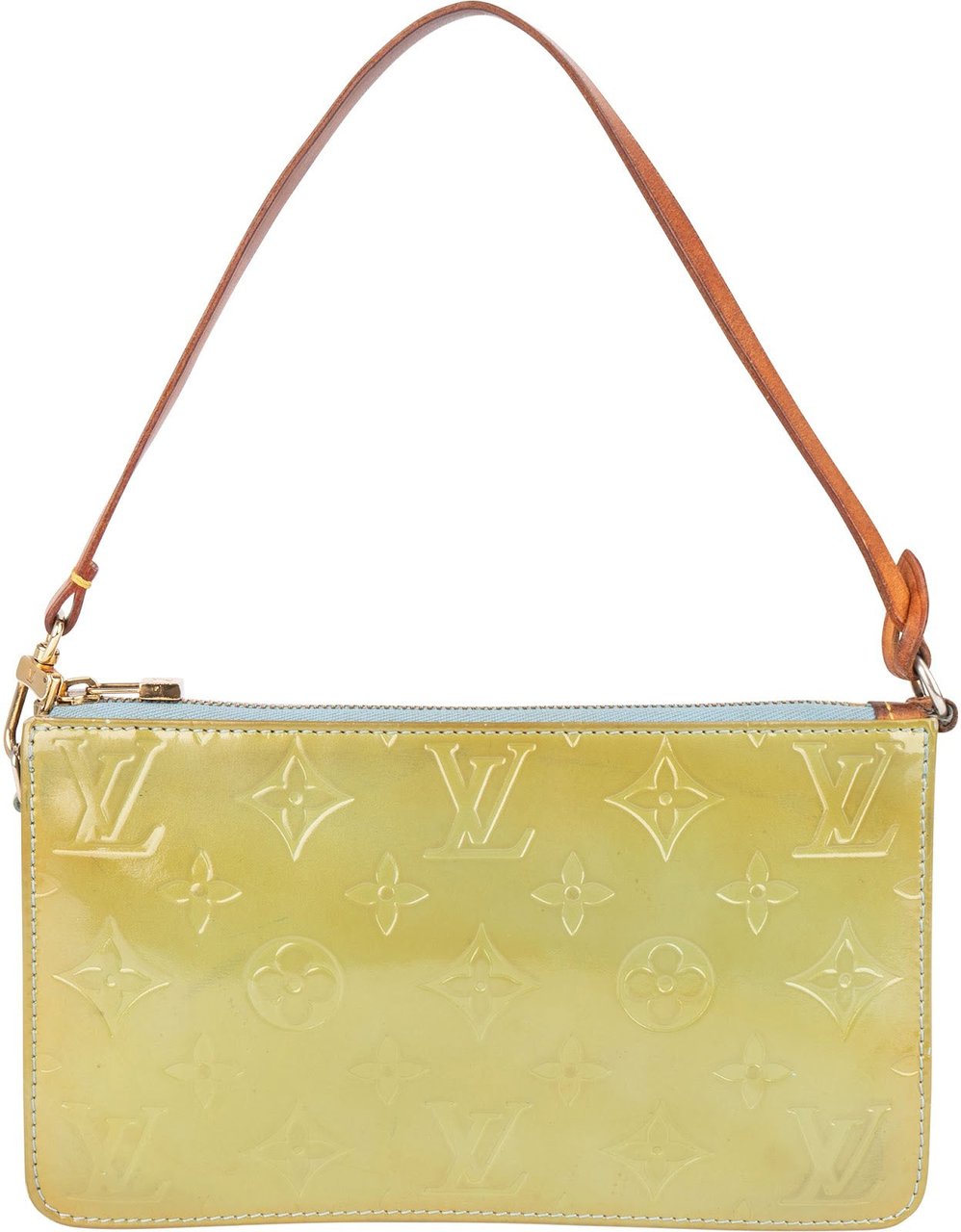 Louis Vuitton Louis Vuitton Monogram Vernis Lexington Pochette Handbag Geel