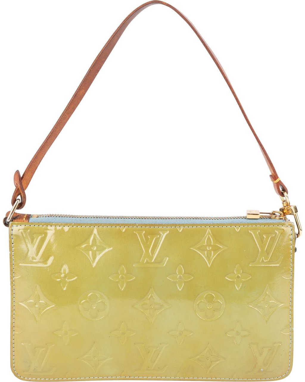 Louis Vuitton Louis Vuitton Monogram Vernis Lexington Pochette Handbag Geel