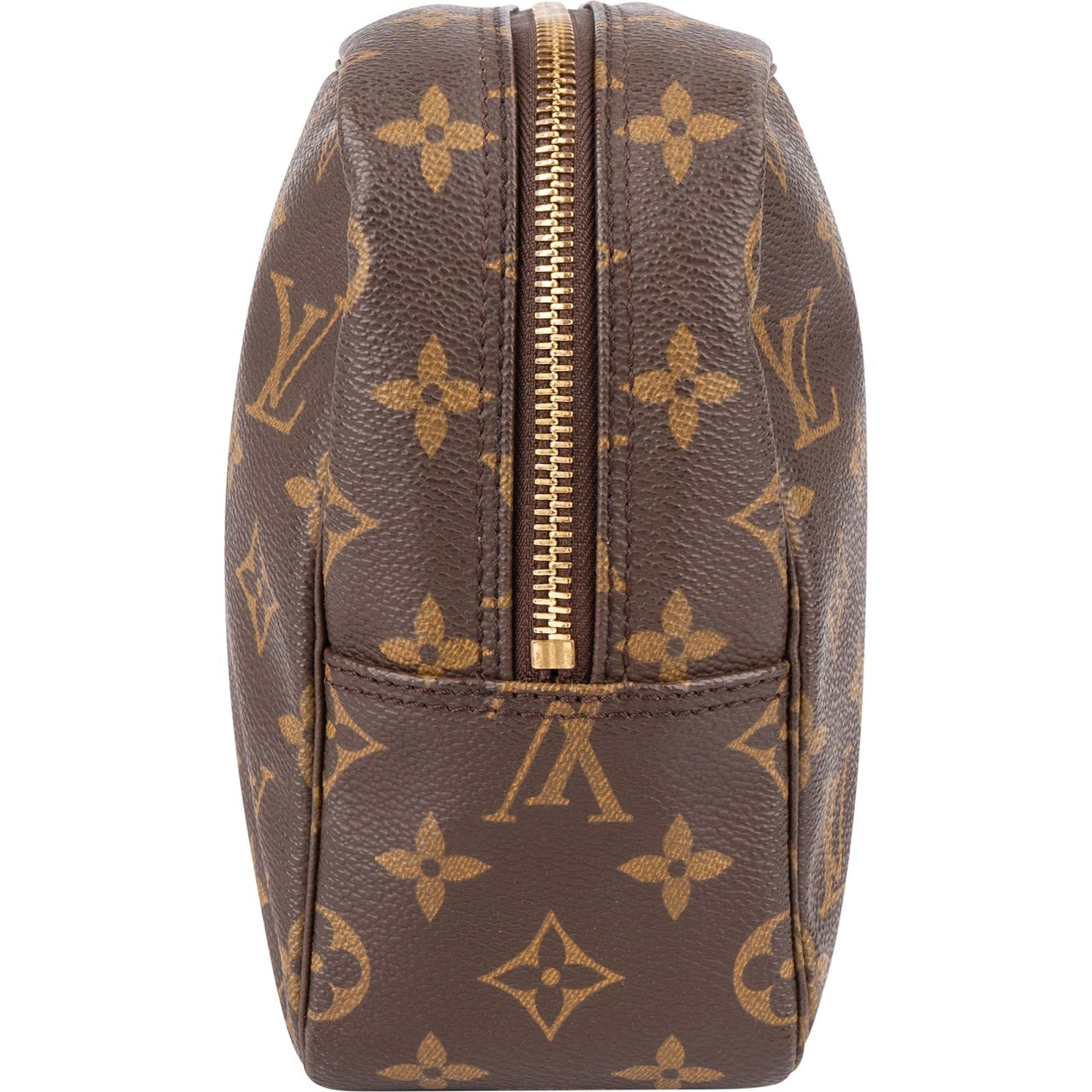 Louis Vuitton Louis Vuitton Monogram Canvas Trousse Toilette 28 Clutch Bruin