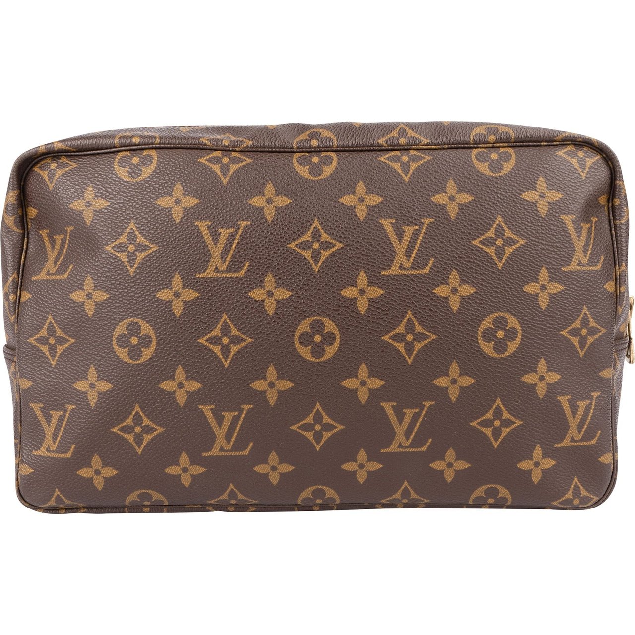 Louis Vuitton Louis Vuitton Monogram Canvas Trousse Toilette 28 Clutch Bruin