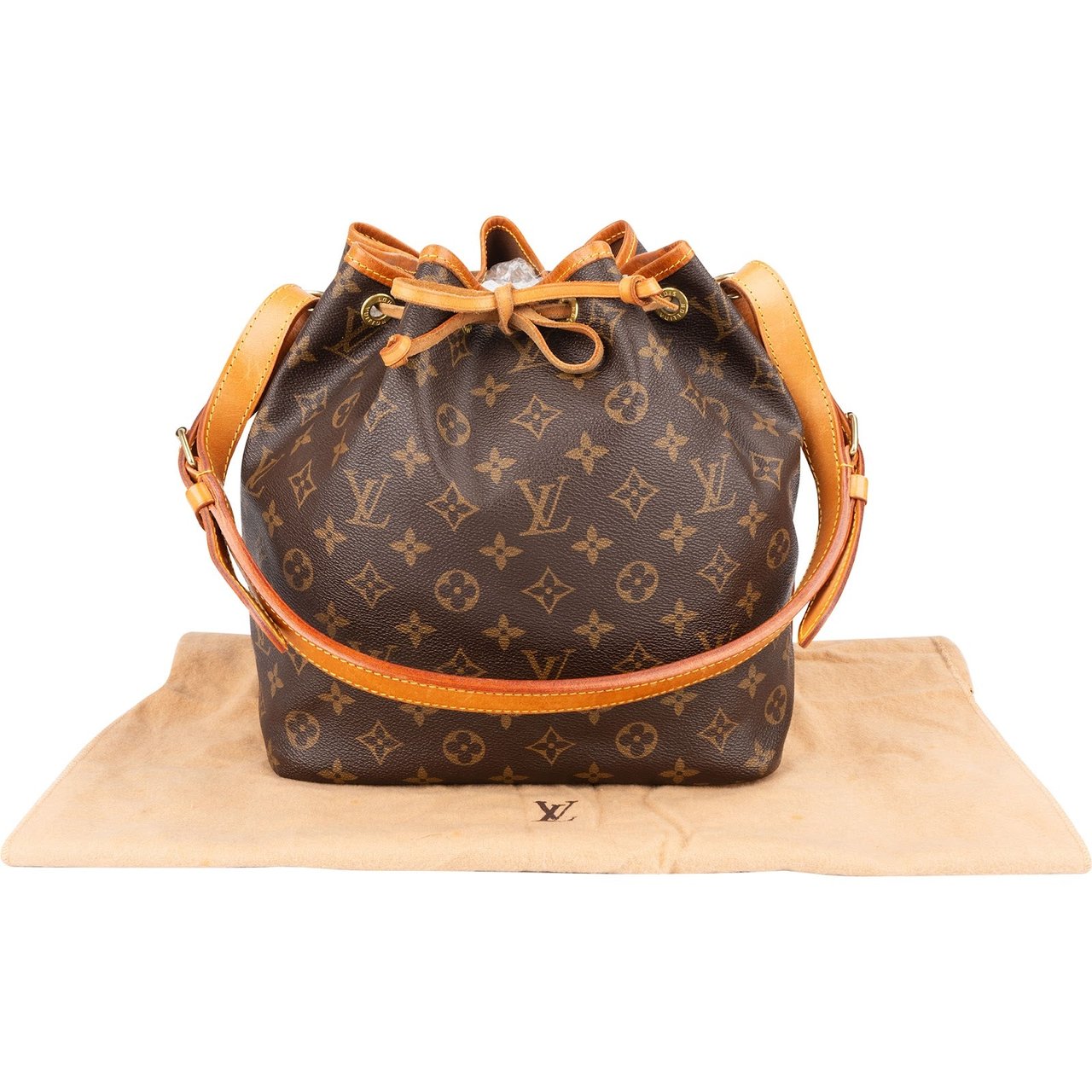 Louis Vuitton Louis Vuitton Monogram Canvas Sac Noé Petit Shoulder Bag Bruin