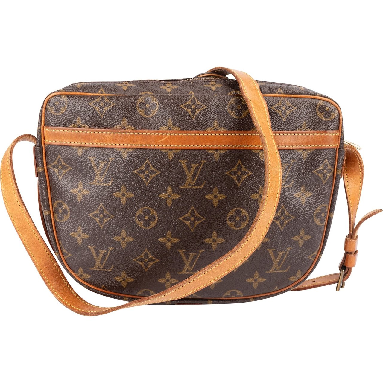 Louis Vuitton Louis Vuitton Monogram Canvas Jeune Fille MM Crossbody Bag Bruin