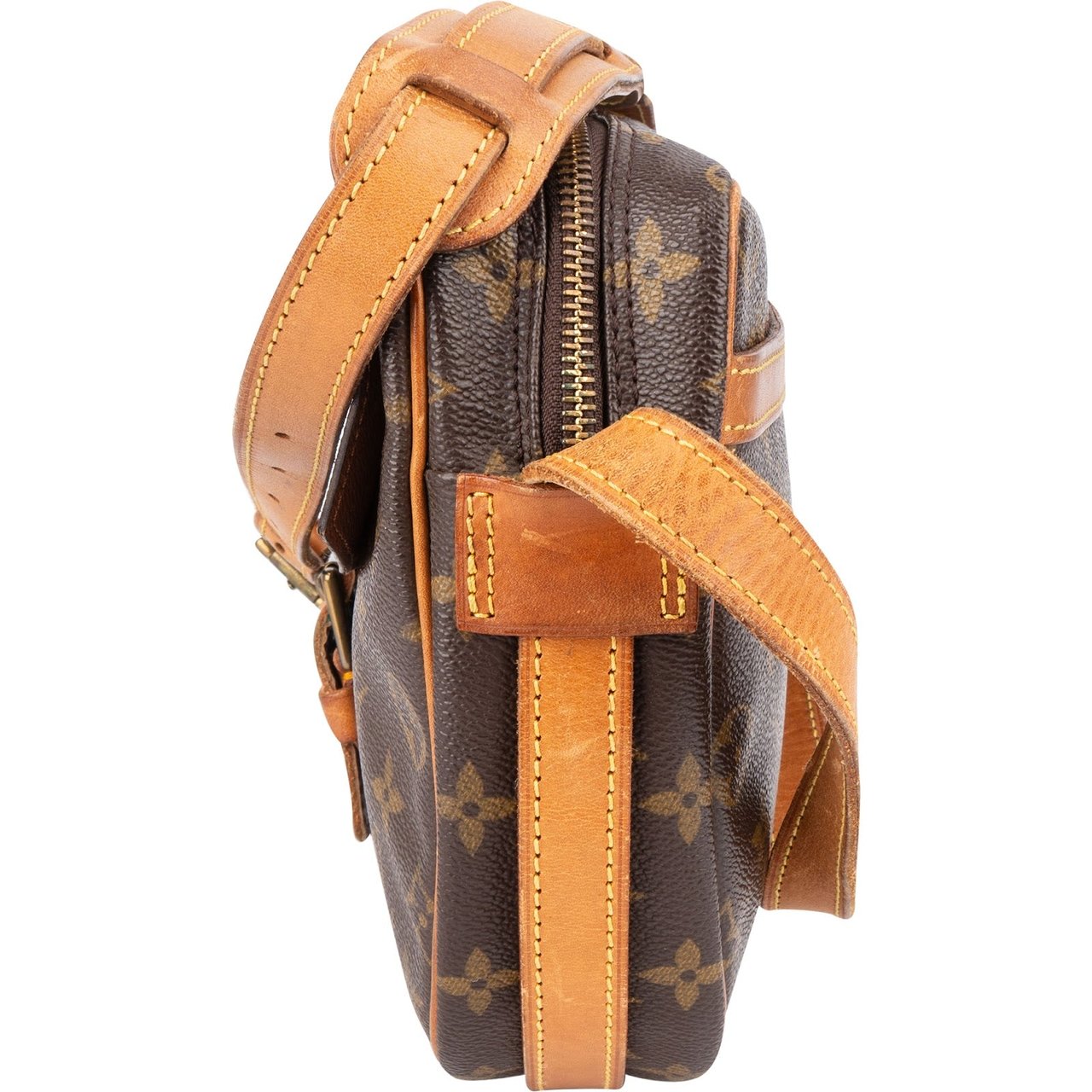 Louis Vuitton Louis Vuitton Monogram Canvas Jeune Fille MM Crossbody Bag Bruin