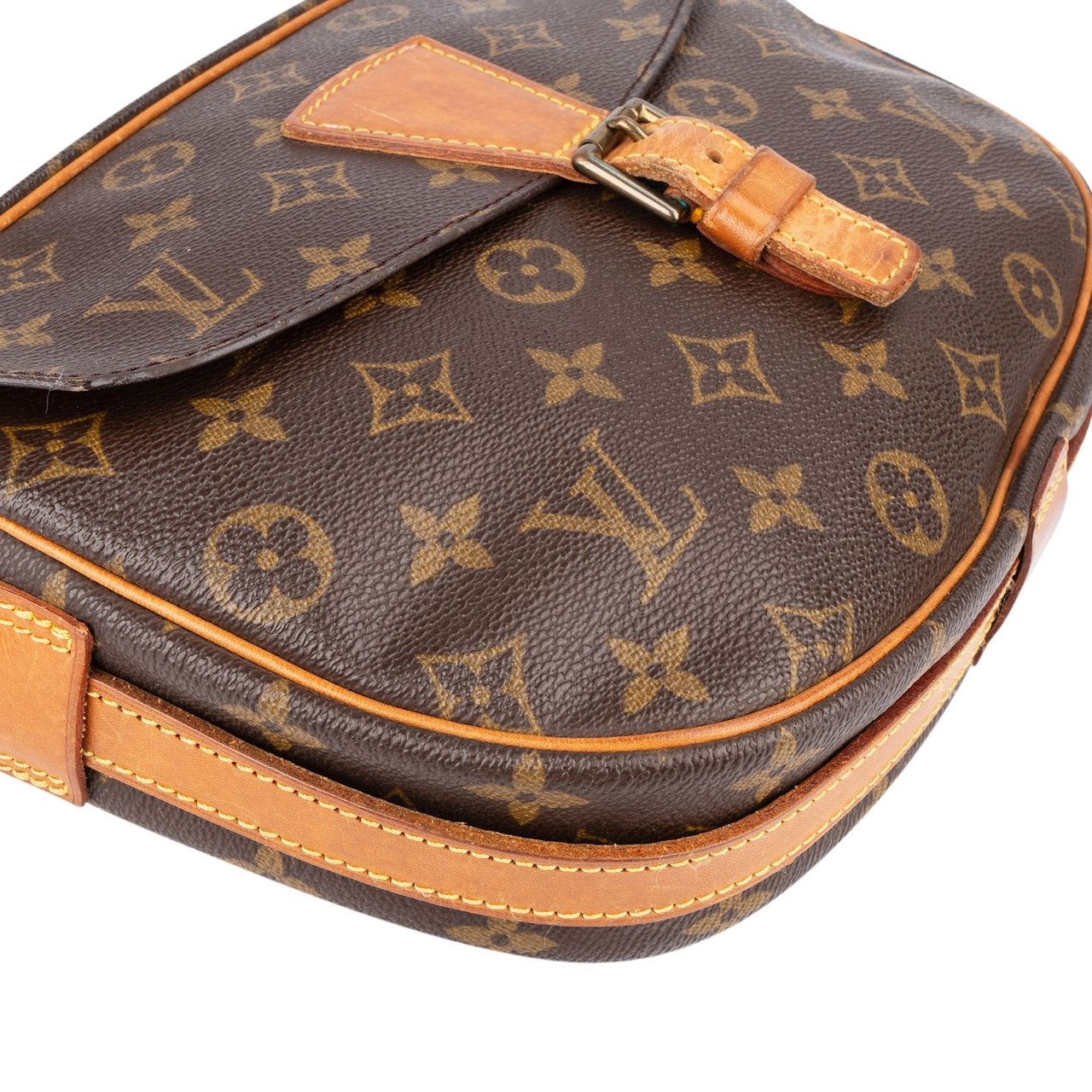 Louis Vuitton Louis Vuitton Monogram Canvas Jeune Fille MM Crossbody Bag Bruin
