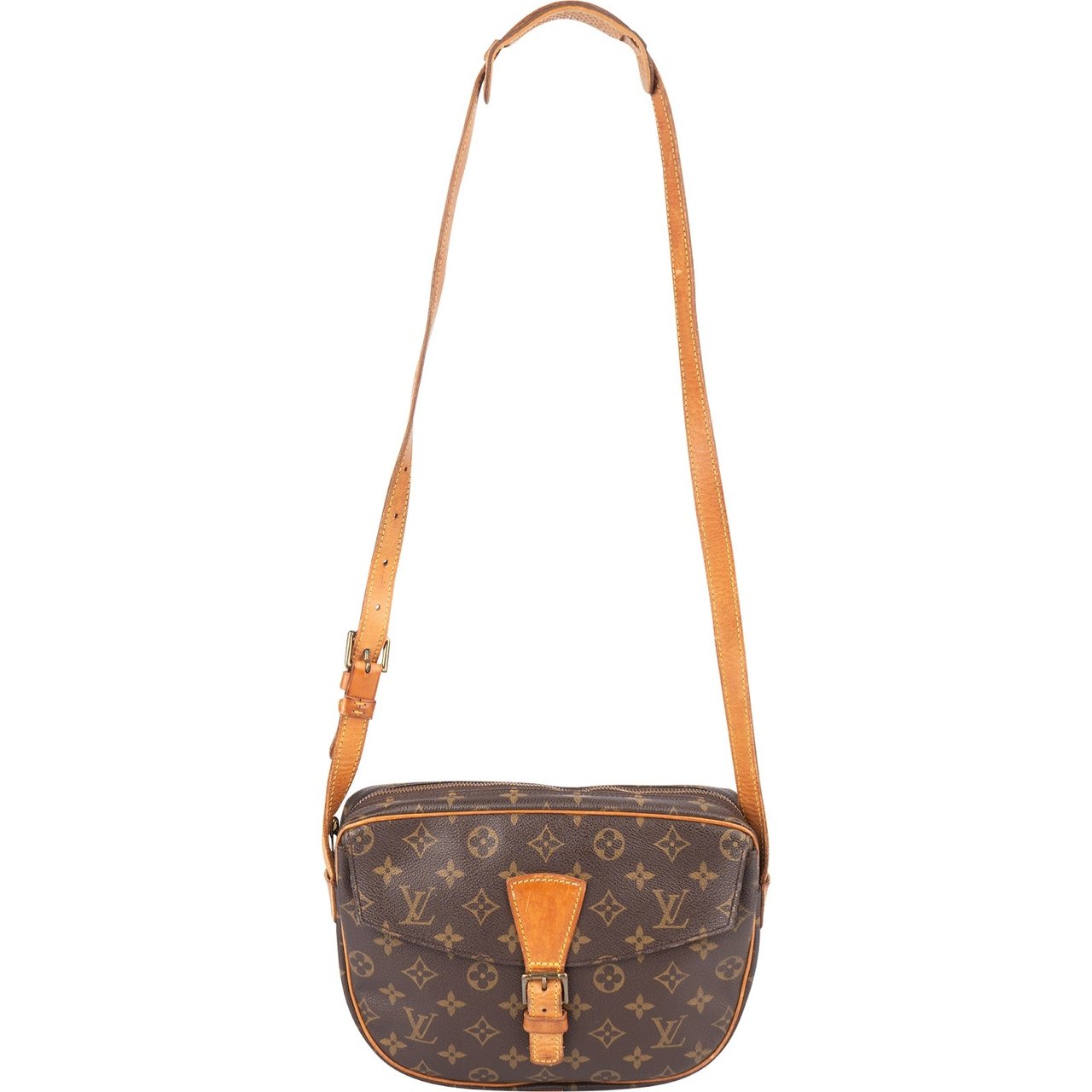 Louis Vuitton Louis Vuitton Monogram Canvas Jeune Fille MM Crossbody Bag Bruin