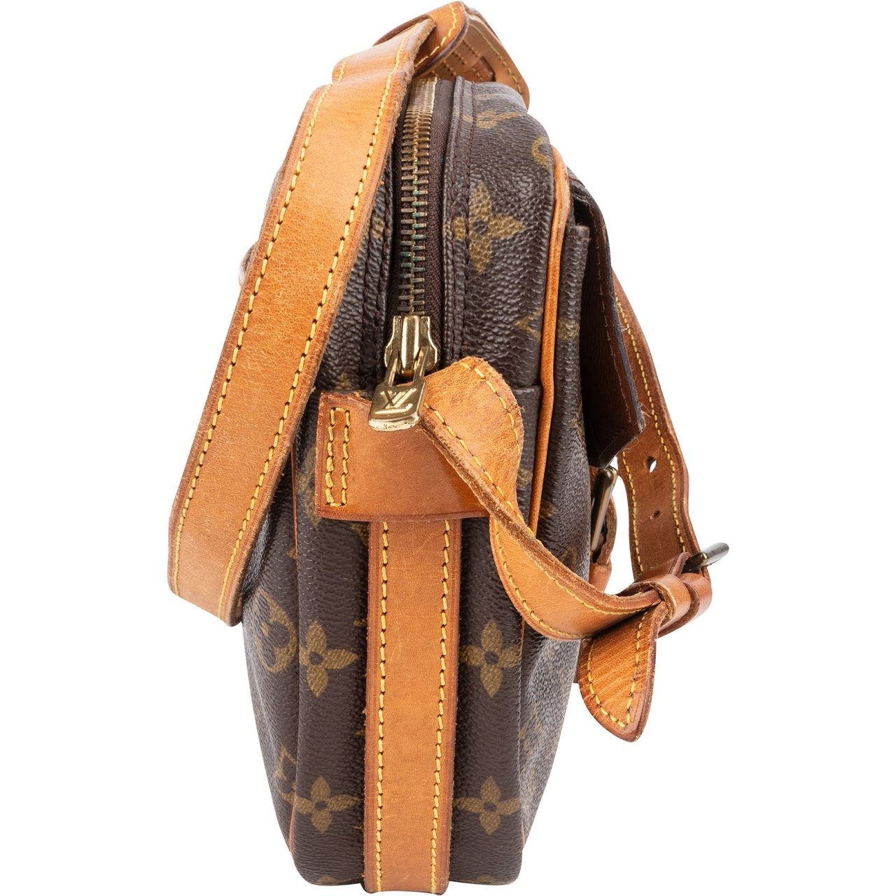 Louis Vuitton Louis Vuitton Monogram Canvas Jeune Fille MM Crossbody Bag Bruin