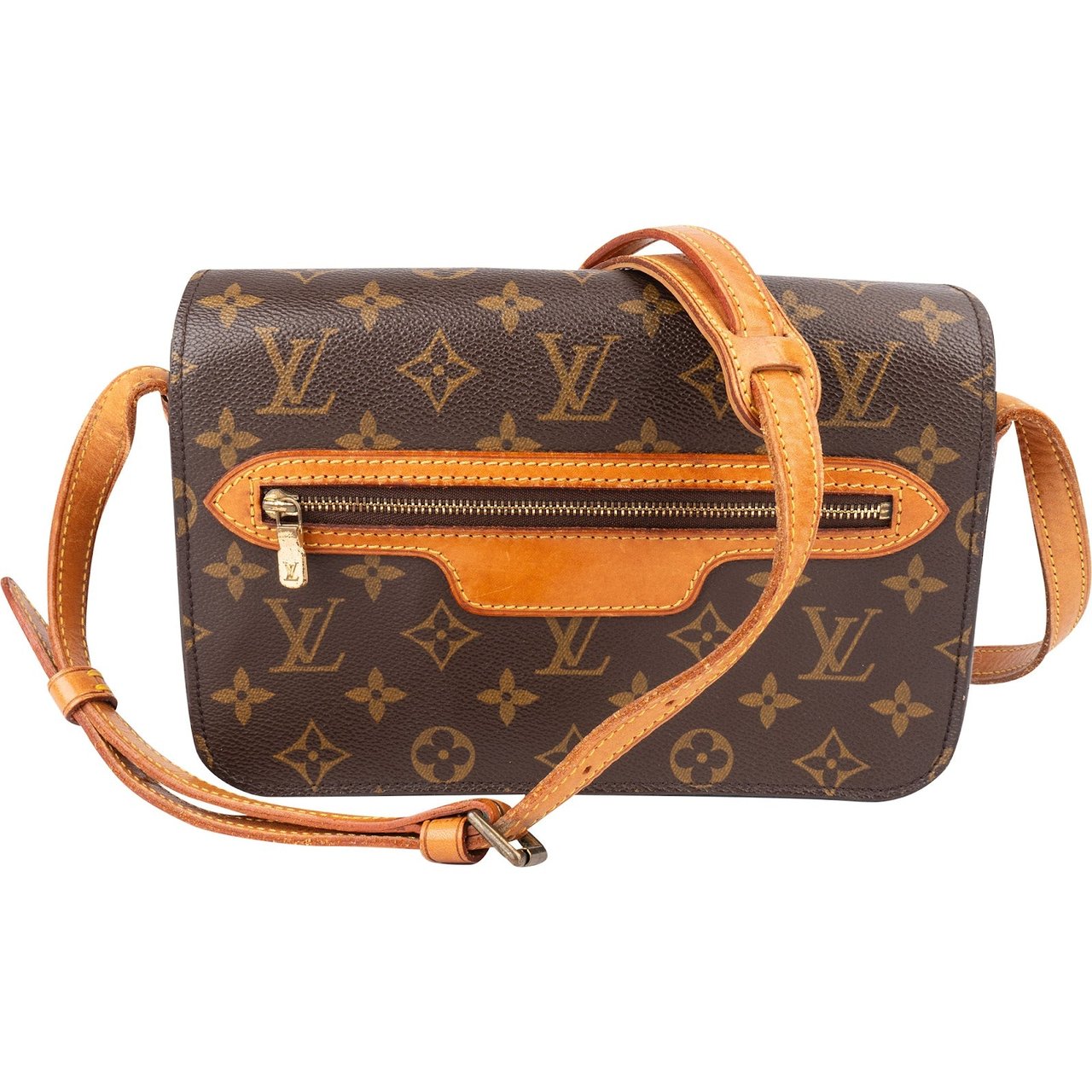 Louis Vuitton Louis Vuitton Monogram Canvas Saint Germain PM Crossbody Bag Bruin