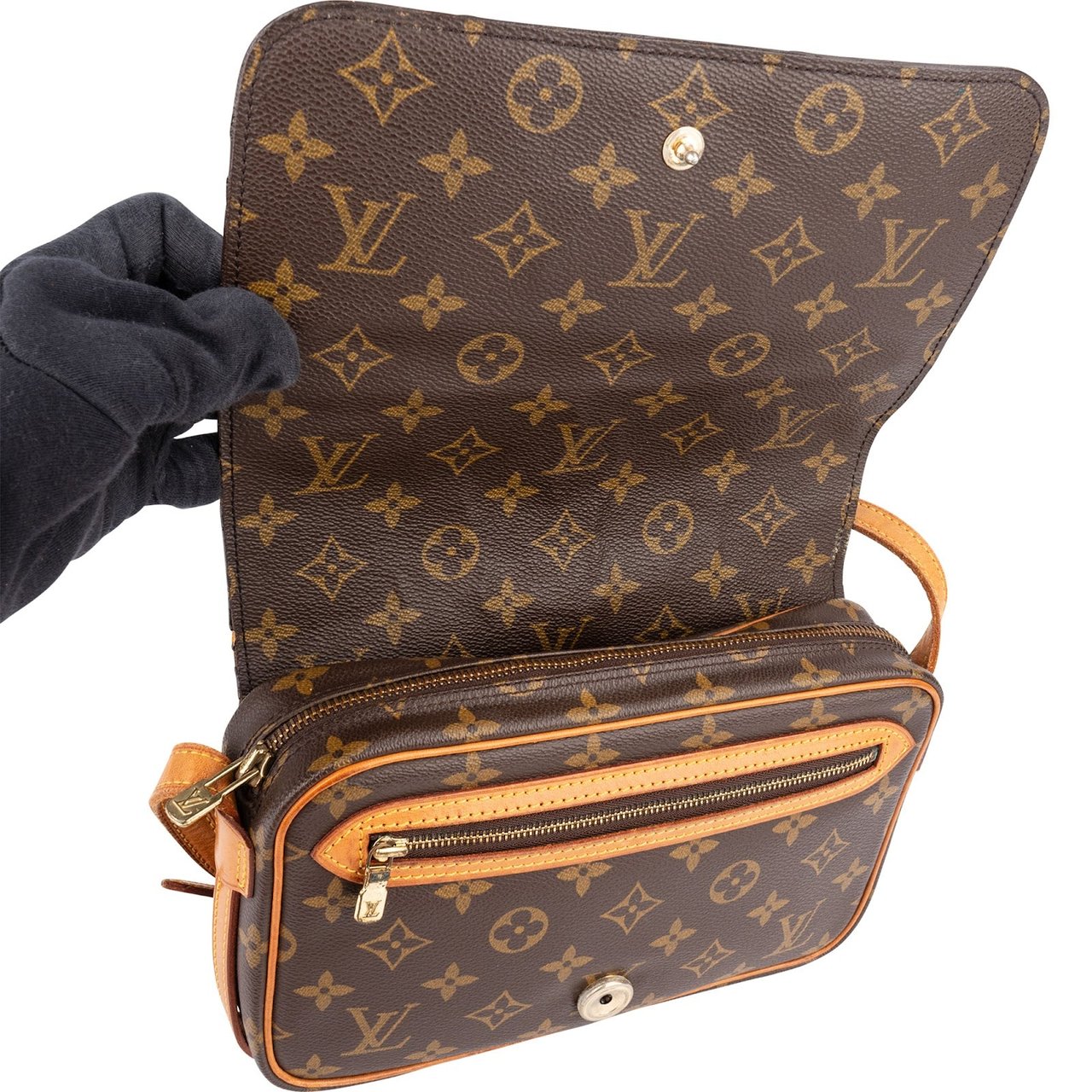 Louis Vuitton Louis Vuitton Monogram Canvas Saint Germain PM Crossbody Bag Bruin