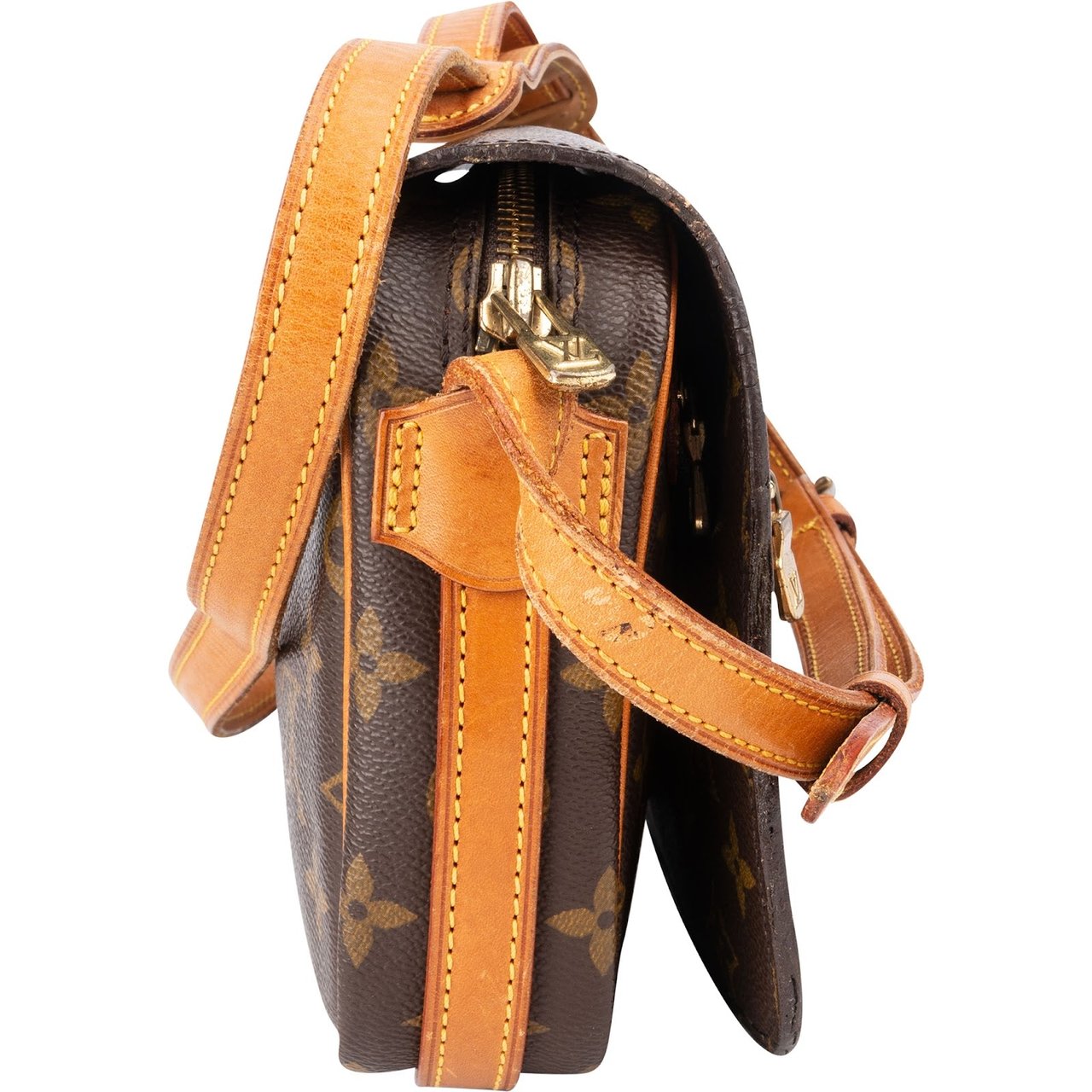 Louis Vuitton Louis Vuitton Monogram Canvas Saint Germain PM Crossbody Bag Bruin