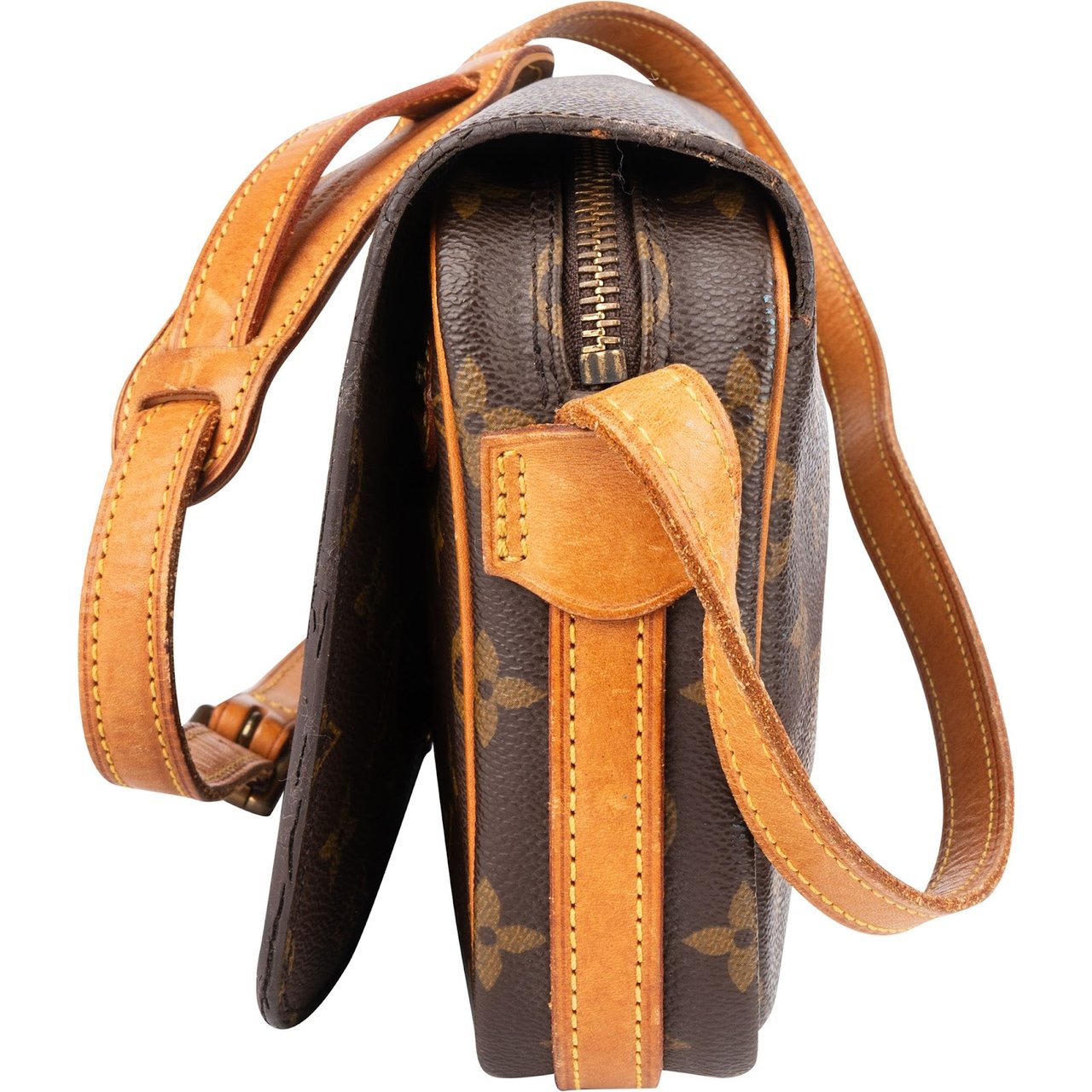 Louis Vuitton Louis Vuitton Monogram Canvas Saint Germain PM Crossbody Bag Bruin