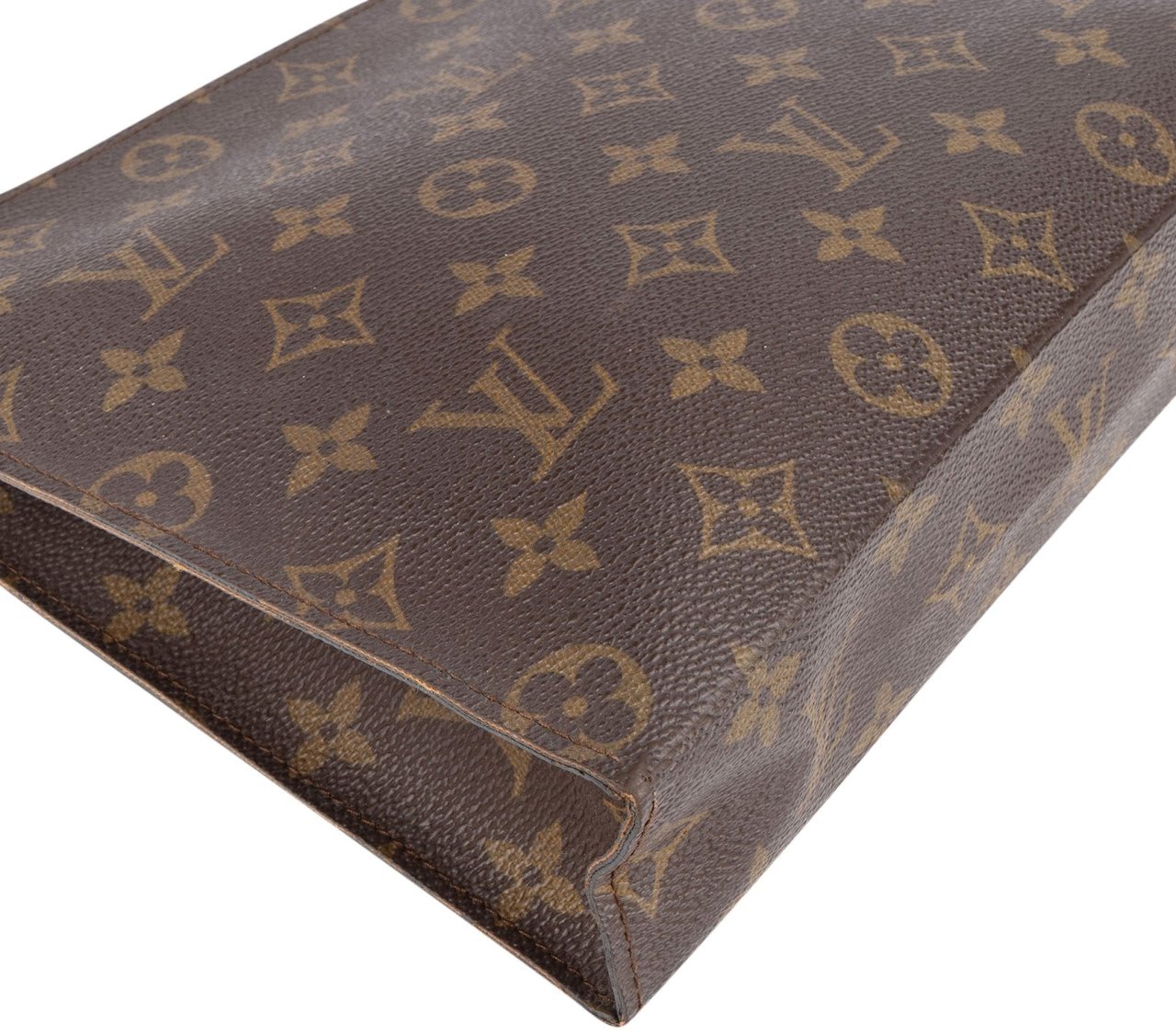 Louis Vuitton Louis Vuitton Monogram Canvas Poche Toilette 25 Clutch Bruin