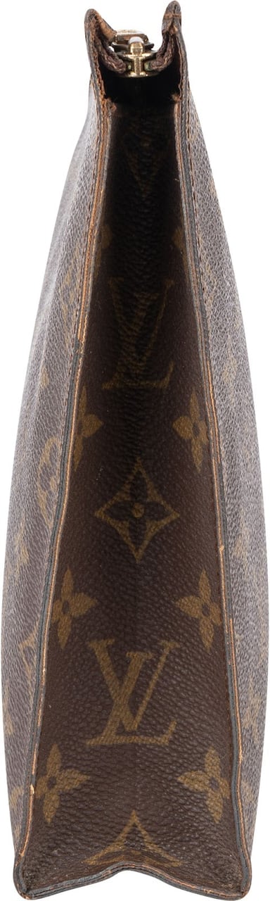 Louis Vuitton Louis Vuitton Monogram Canvas Poche Toilette 25 Clutch Bruin