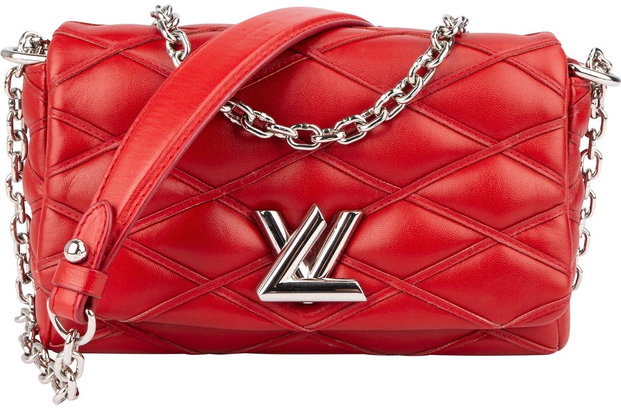 Louis Vuitton Louis Vuitton Quilted Leather GO 14 Twist PM Crossbody Bag Rood